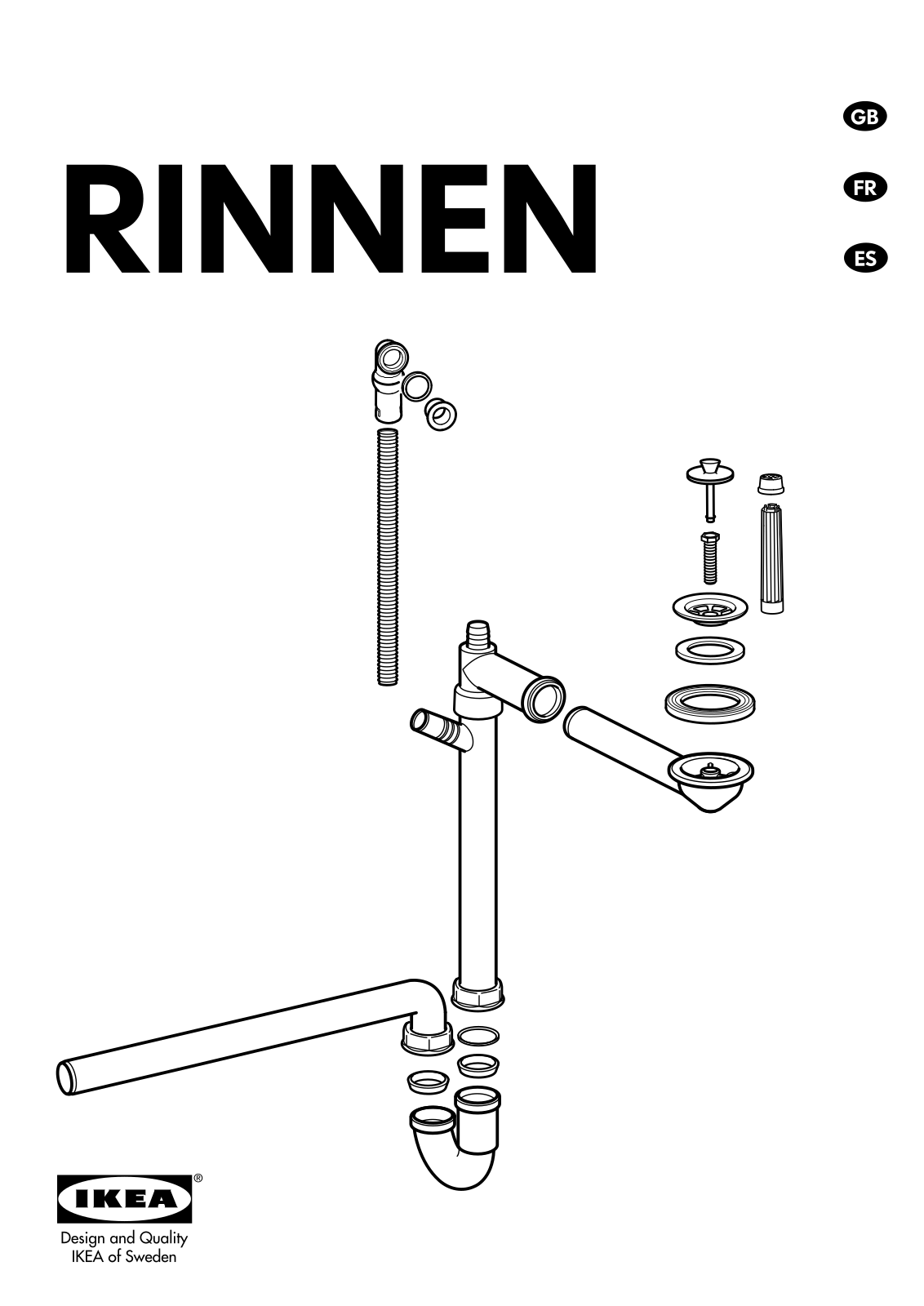 IKEA HEMNES, RINNEN User Manual