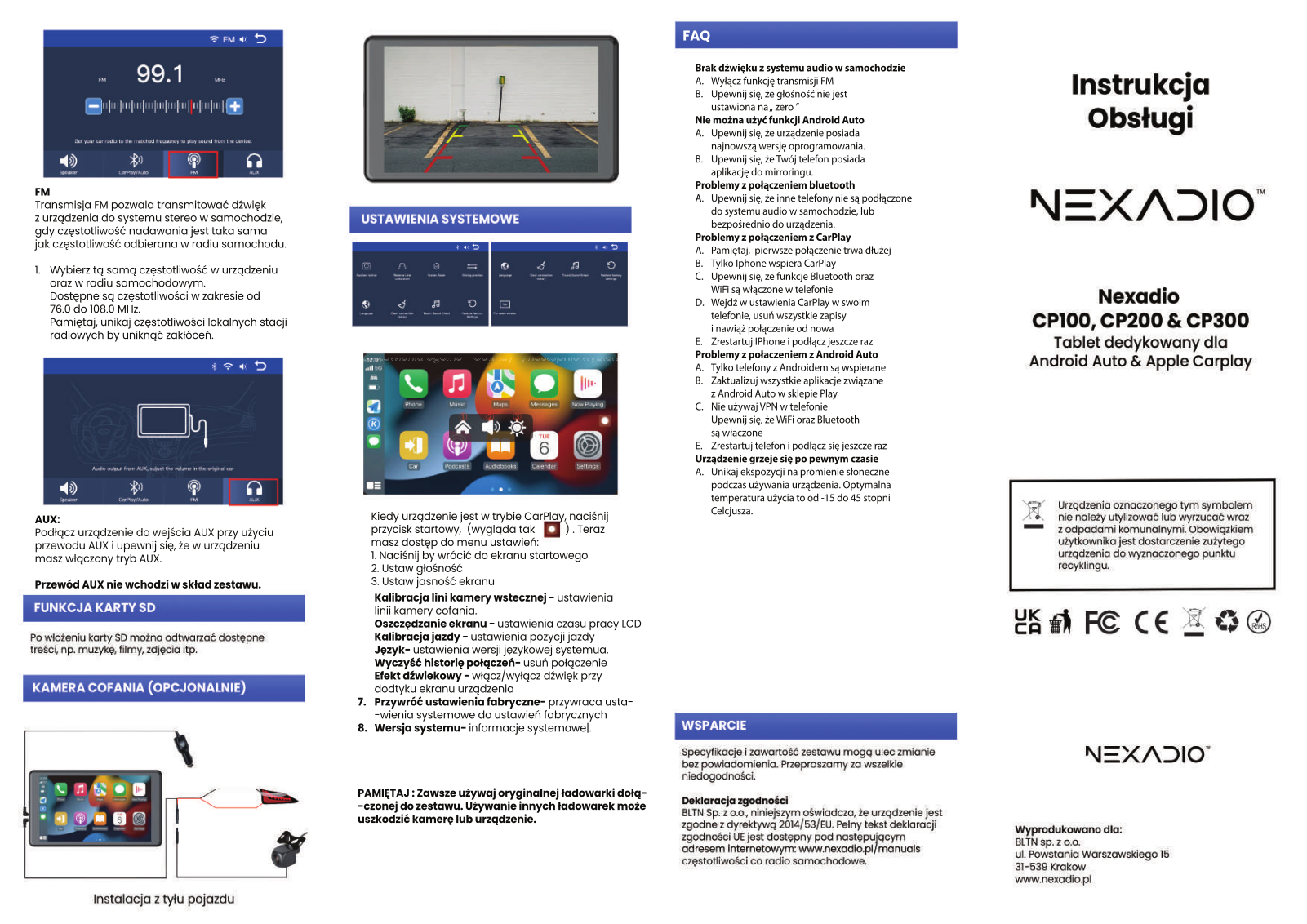 NEXADIO CP300, CP200, CP100 User guide - ManualMachine.com