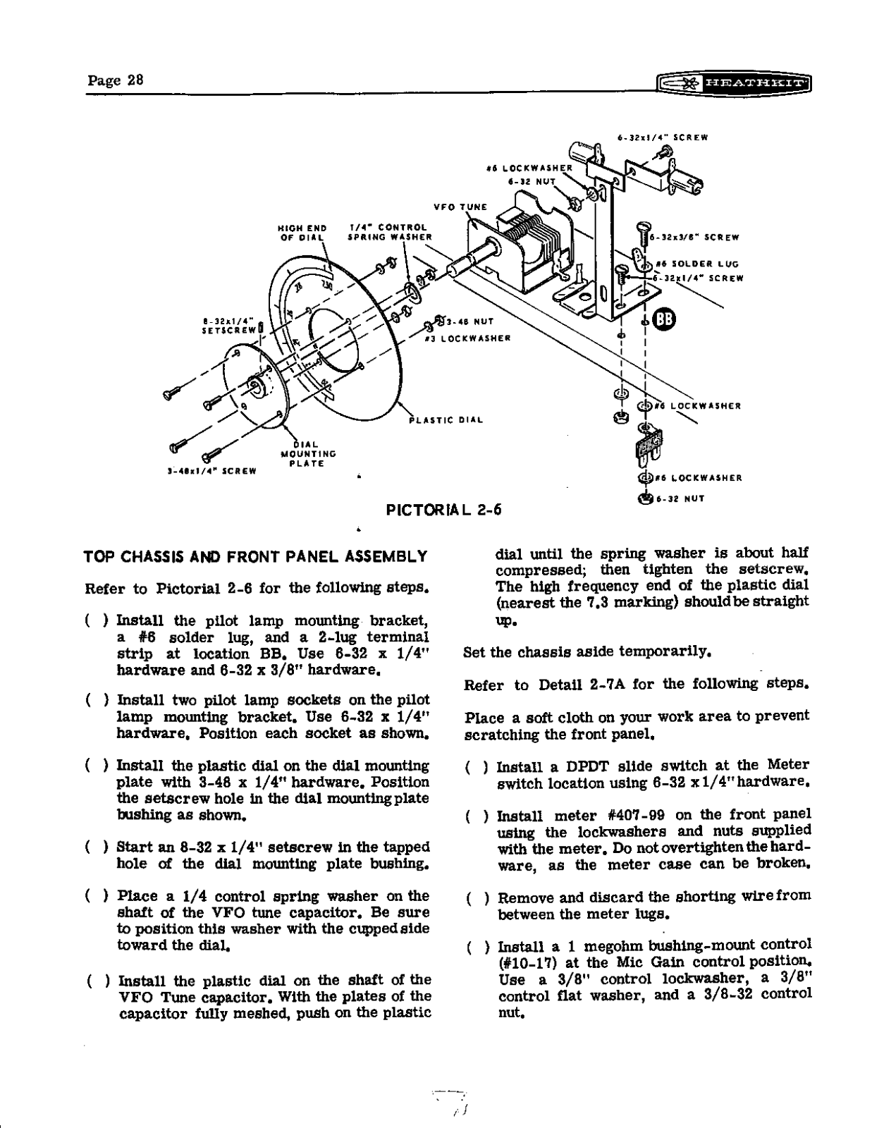 HEATHKIT HW-22a User Manual (PAGE 28)