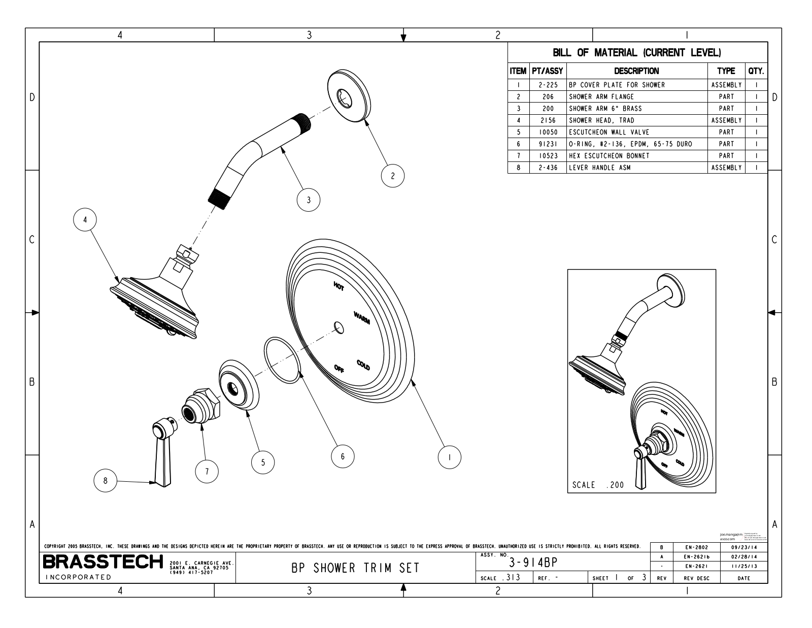 Brasstech 3-914BP Shematics - ManualMachine.com