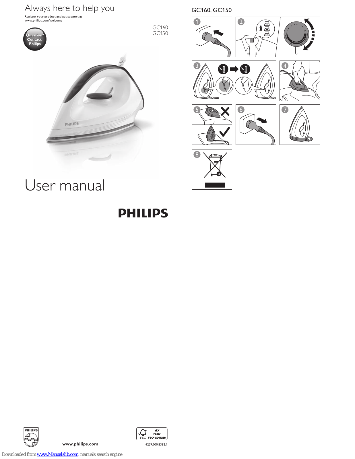 Philips GC150 User Manual