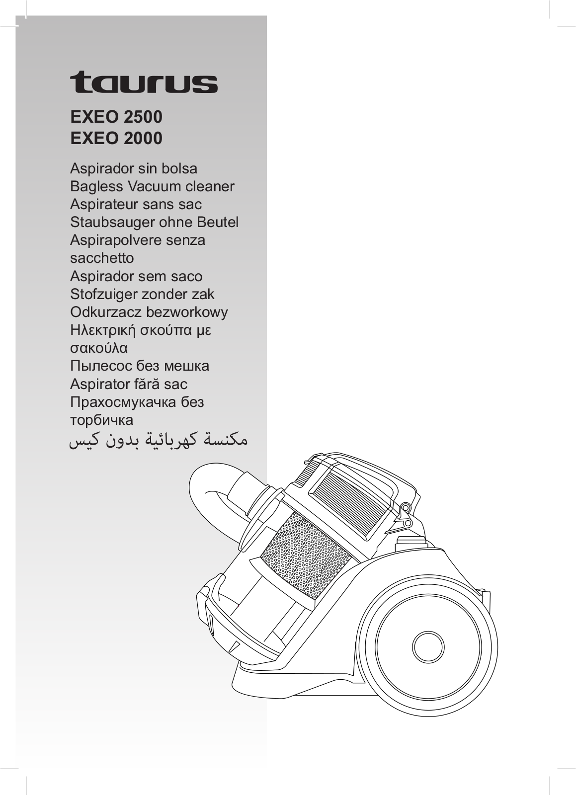 Taurus EXEO 2500, EXEO 2000 User Manual