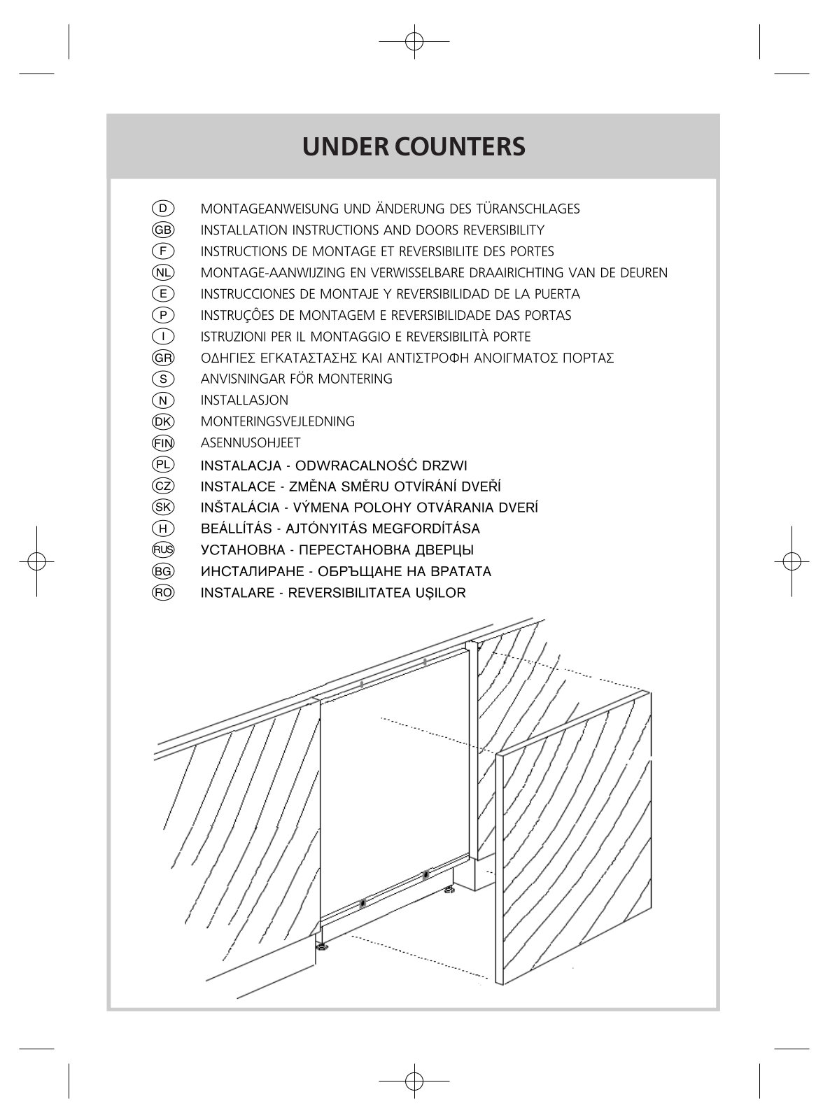 WHIRLPOOL AFB 91/A+/FR Installation Instructions