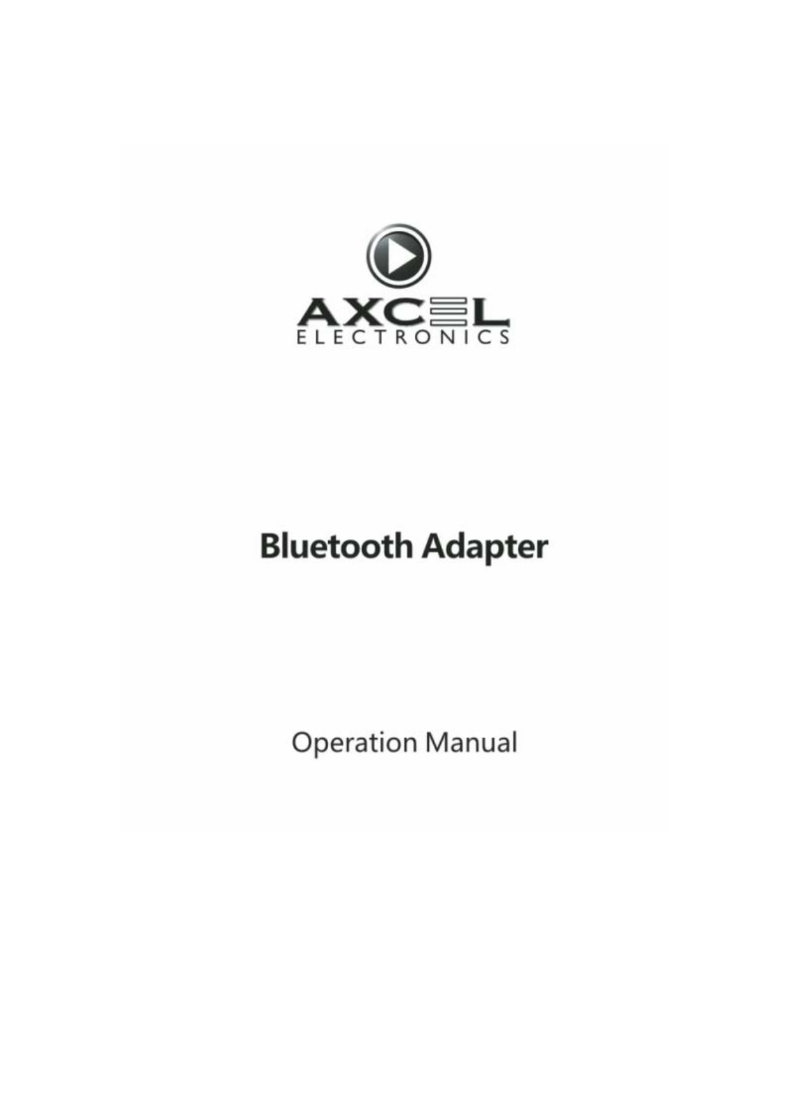 Benway Electronics ADAPTER User Manual - ManualMachine.com