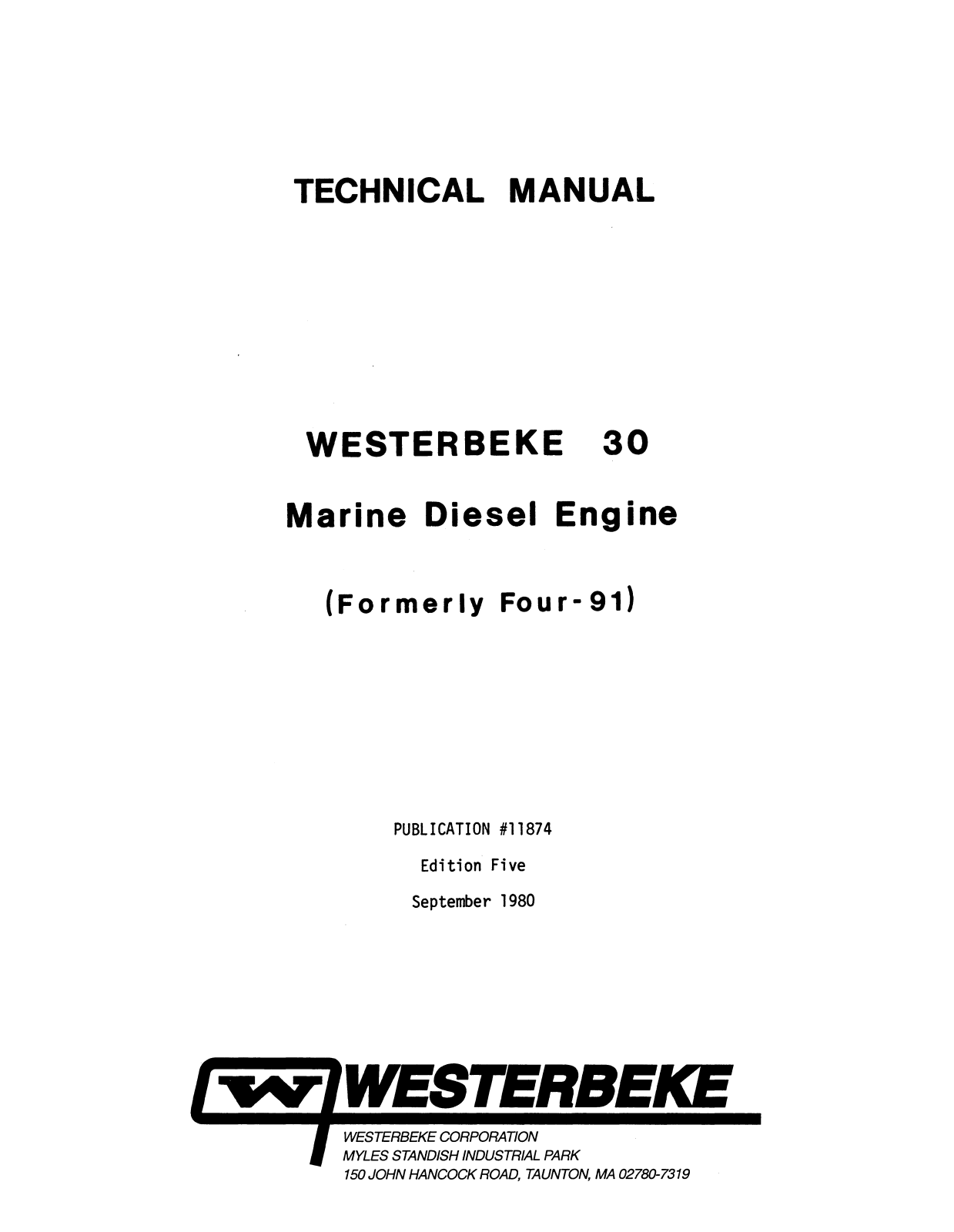 Westerbeke 30 Technical Manual - ManualMachine.com