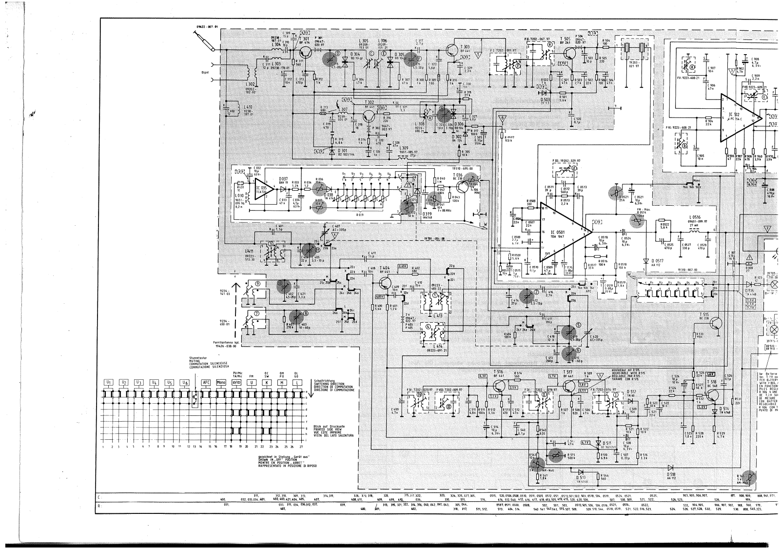 Grundig RR-920 Schematic