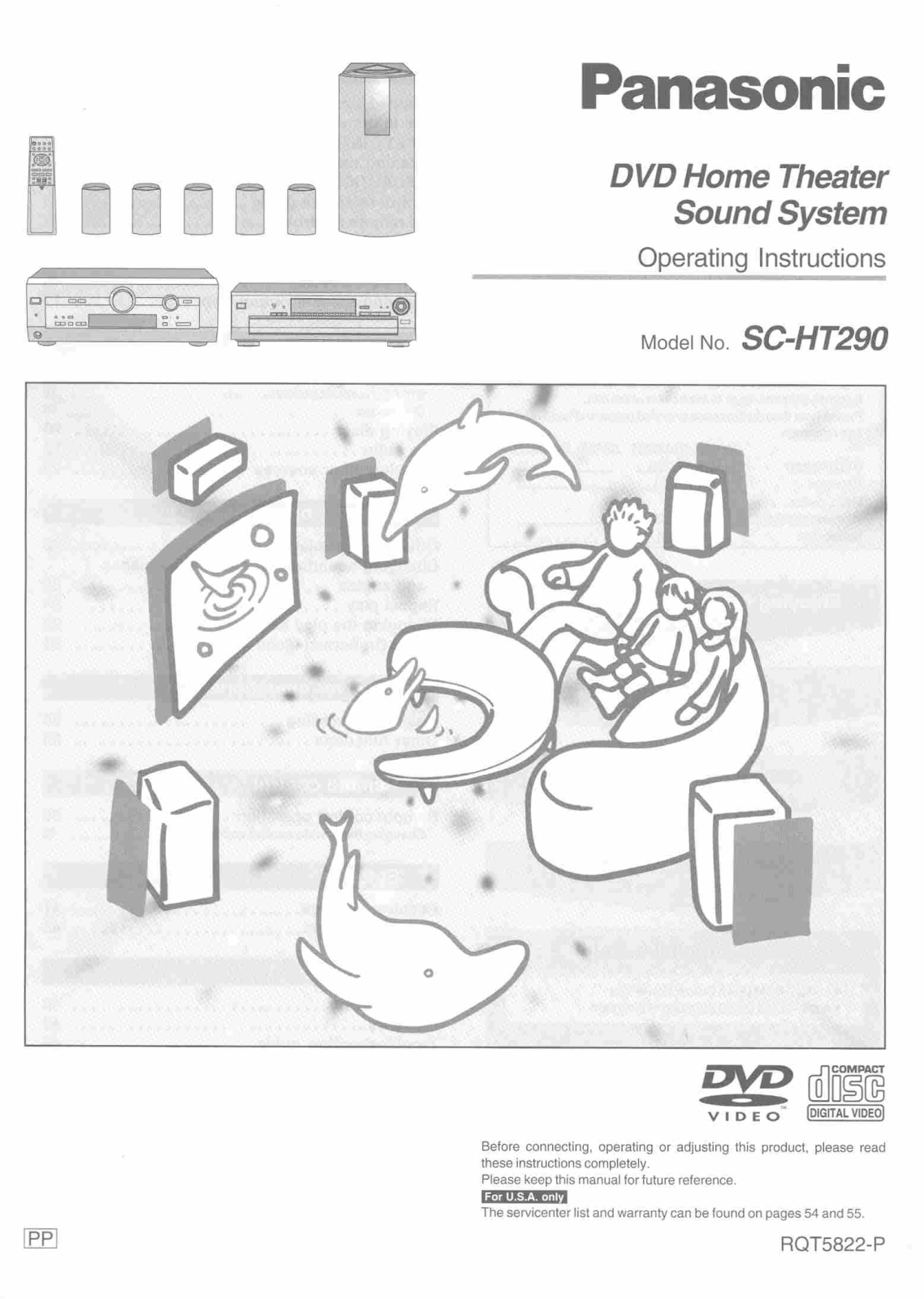 Panasonic SA-HT290, SC-HT290 User Manual