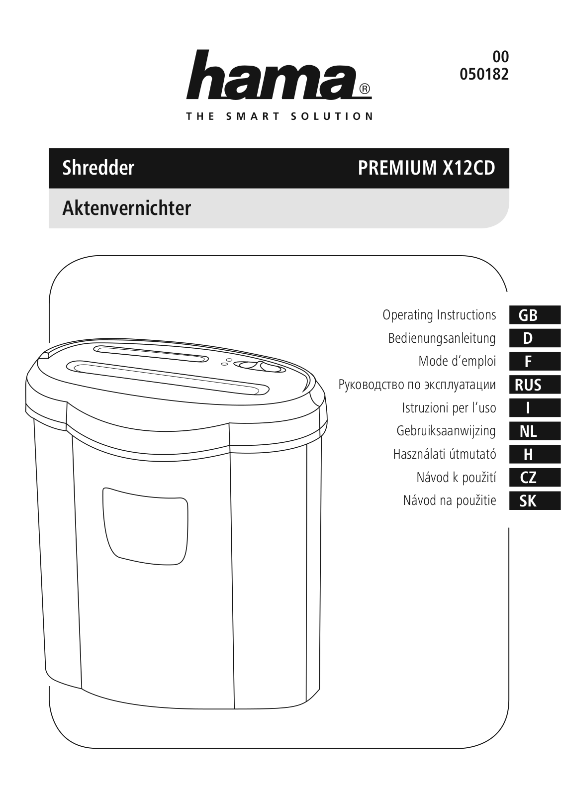 HAMA H-50182 User Manual