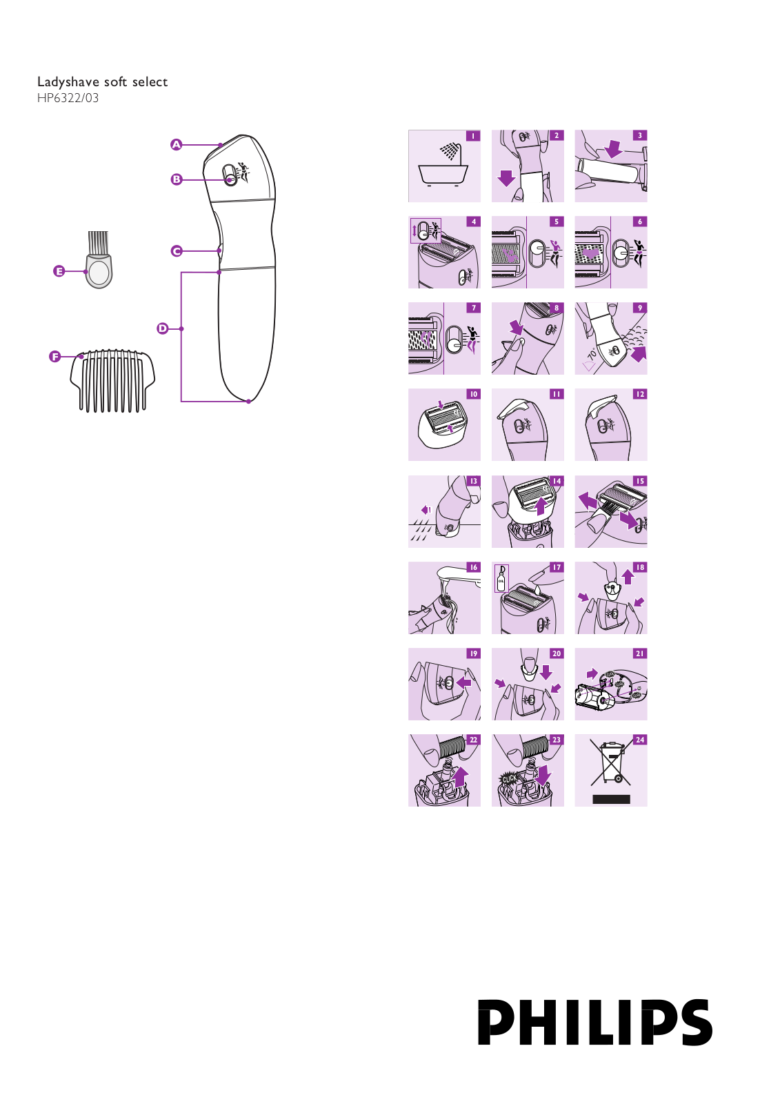 Philips HP 6322 User Manual