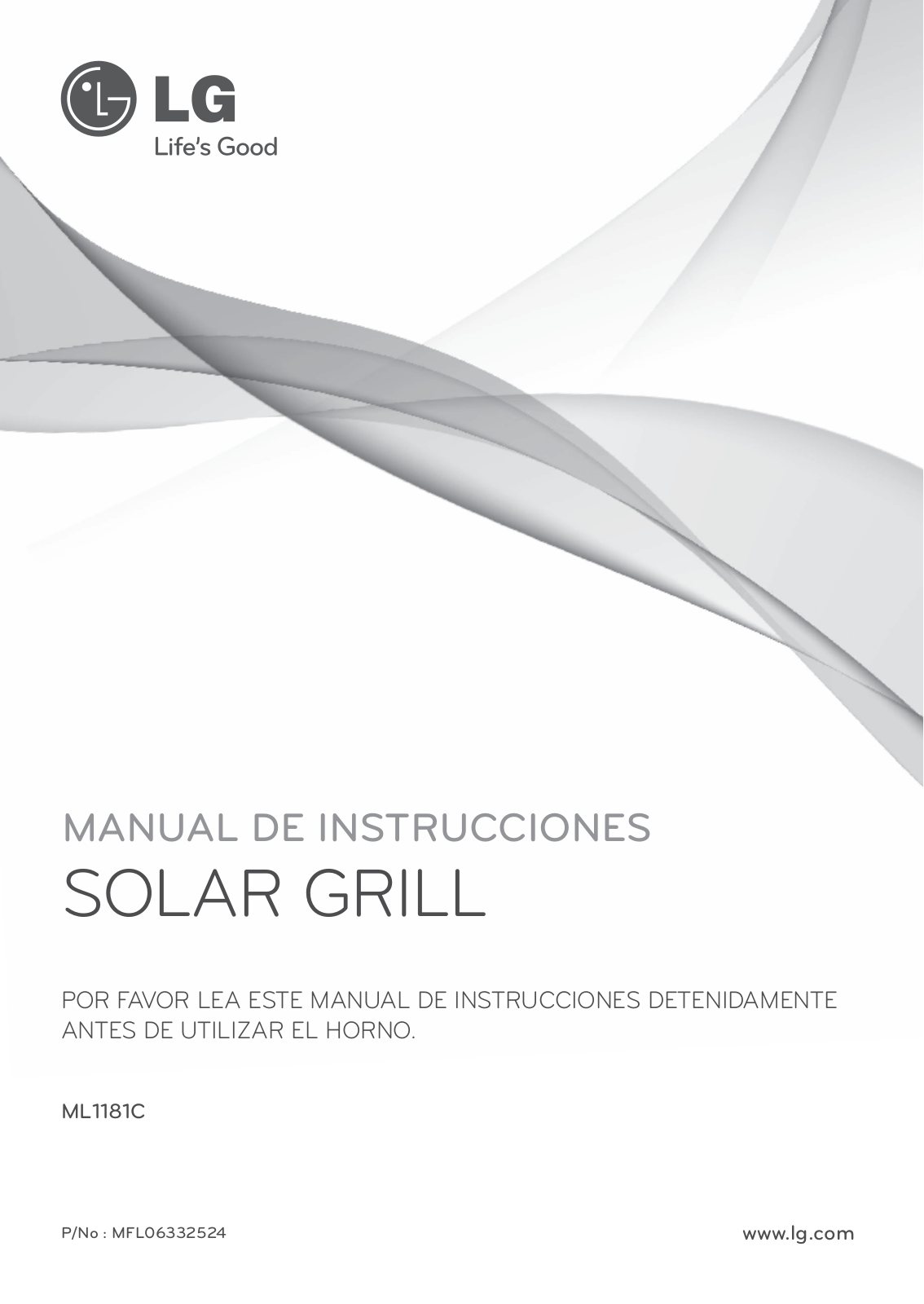 LG ML1181C Owner's Manual