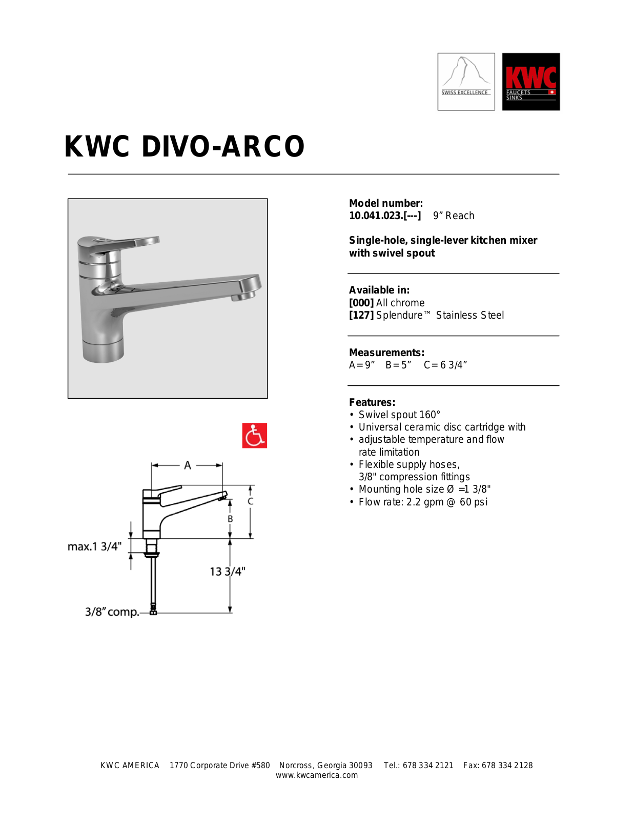 KWC 10.041.023 User Manual