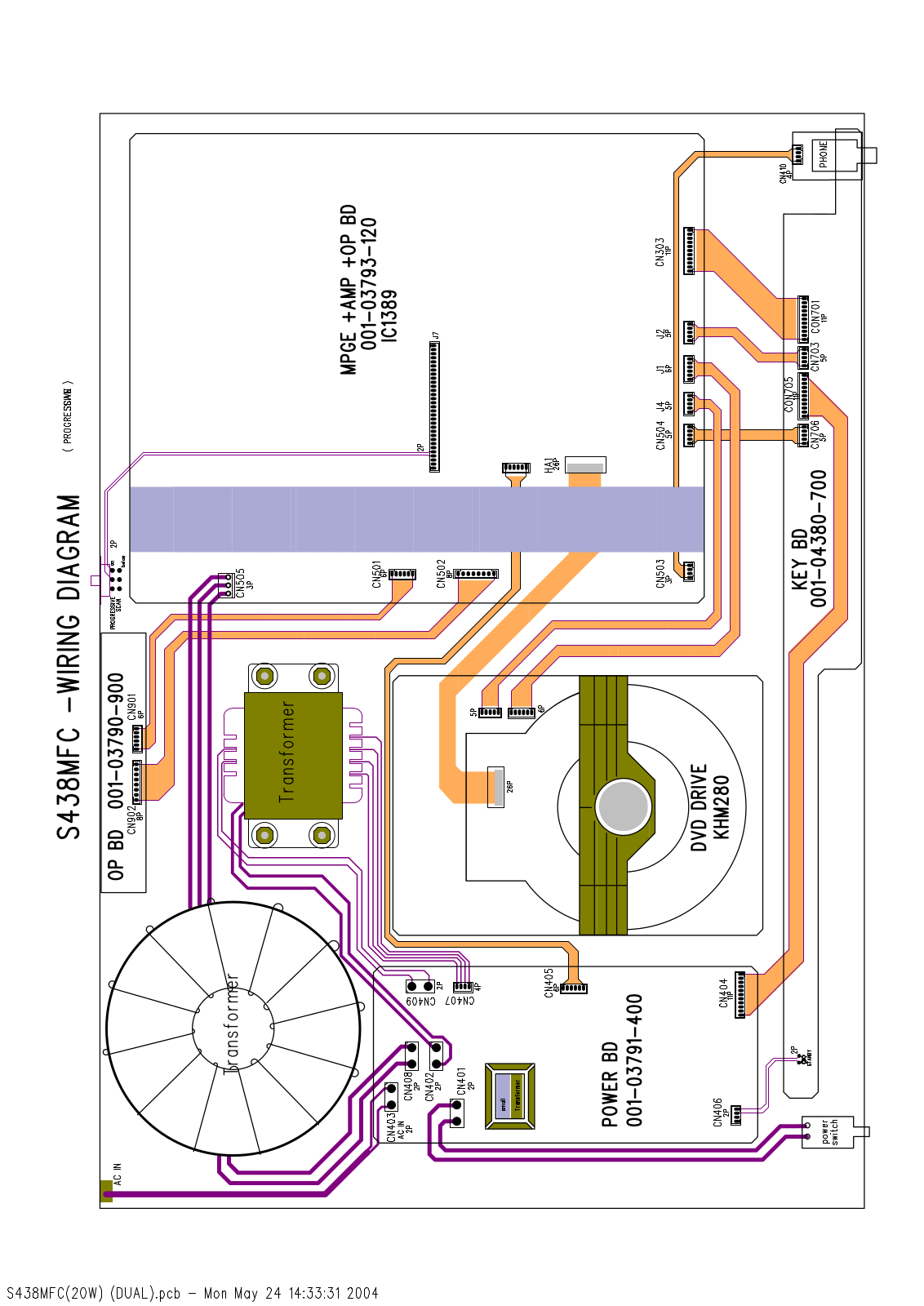 Vitek S438MFC wiring diagram