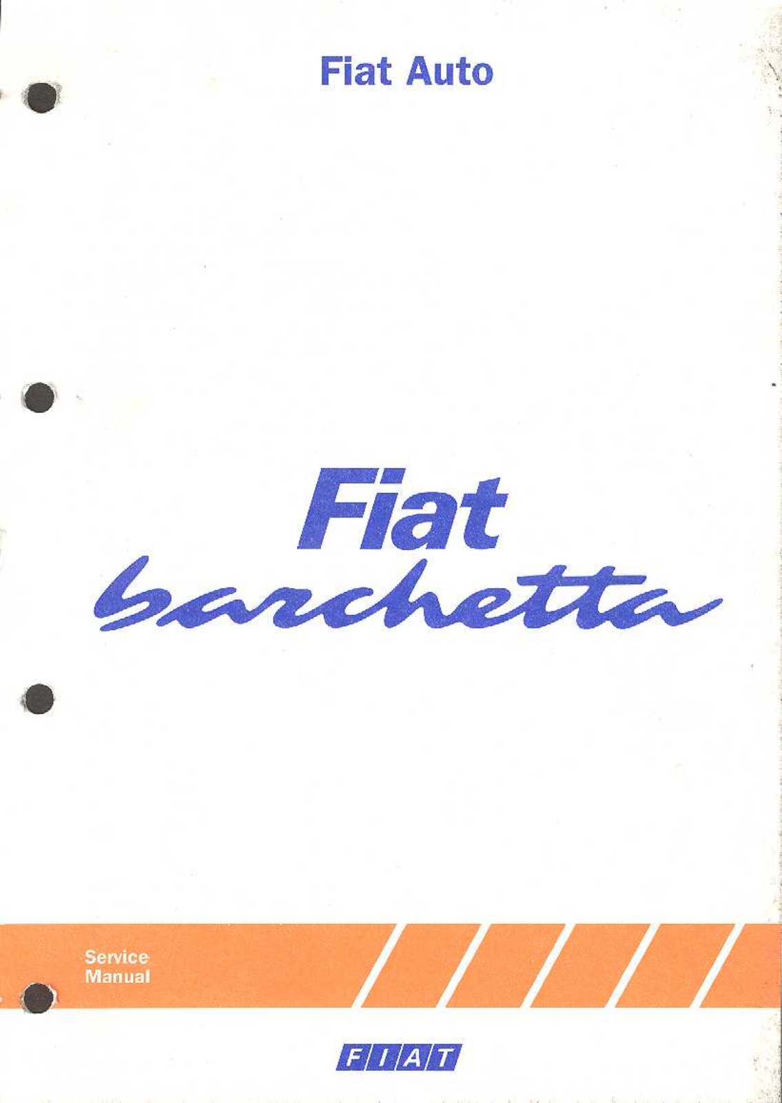 Fiat Barchetta User Manual