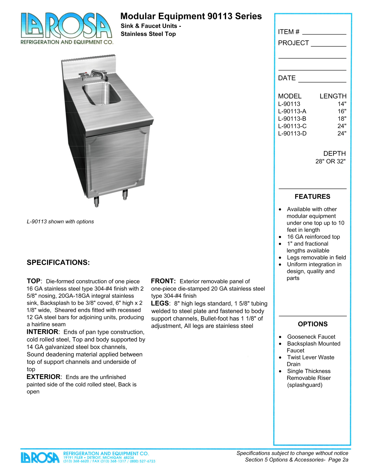 Larosa L-90113 User Manual - ManualMachine.com