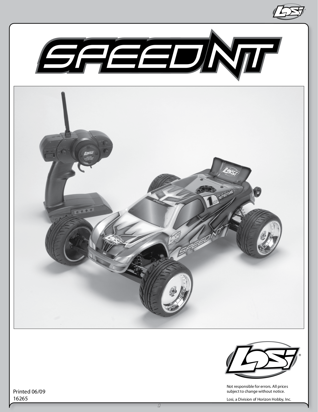 Losi LOSB0125 User Manual