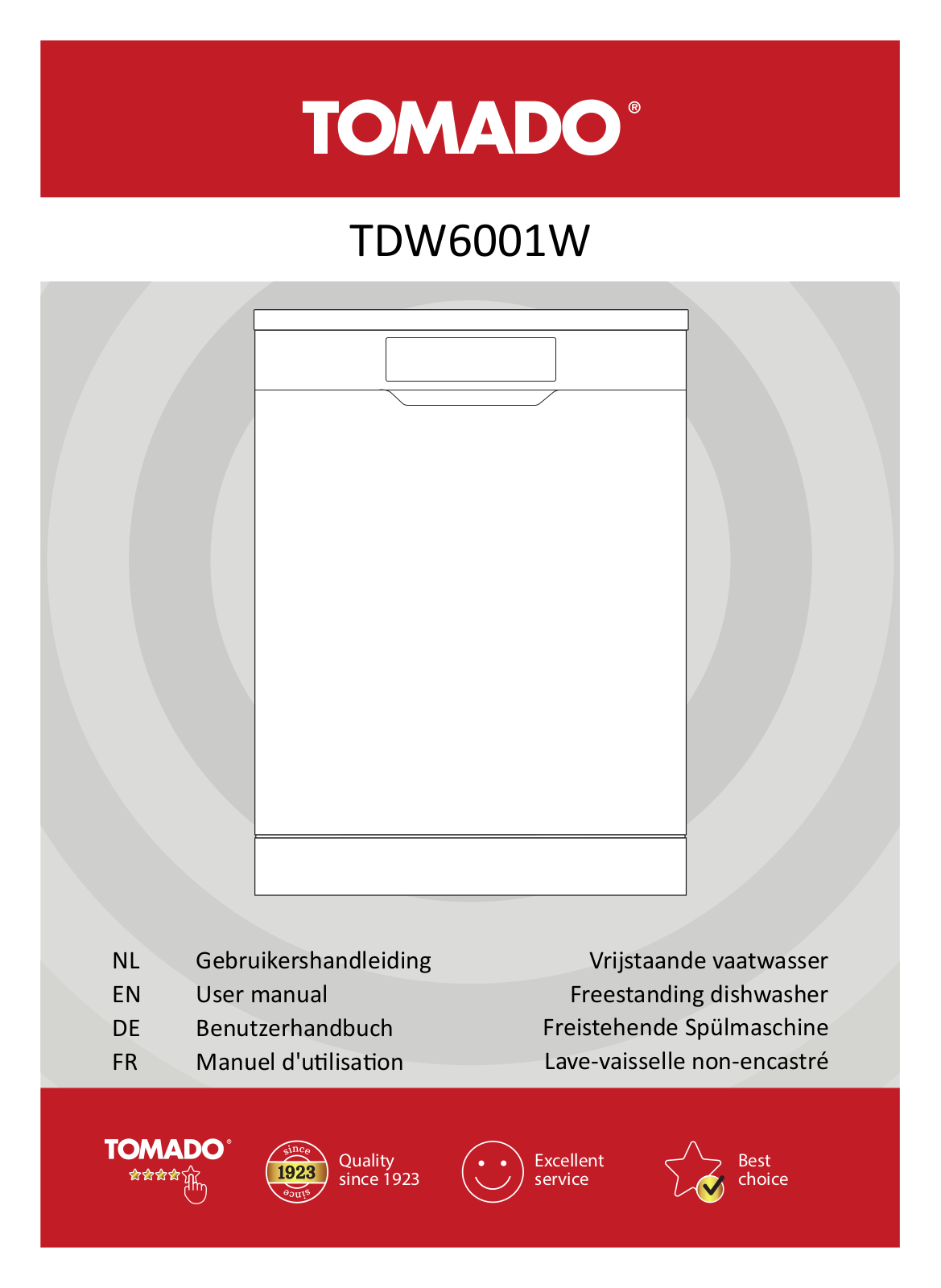 Tomado TDW6001W User guide - ManualMachine.com