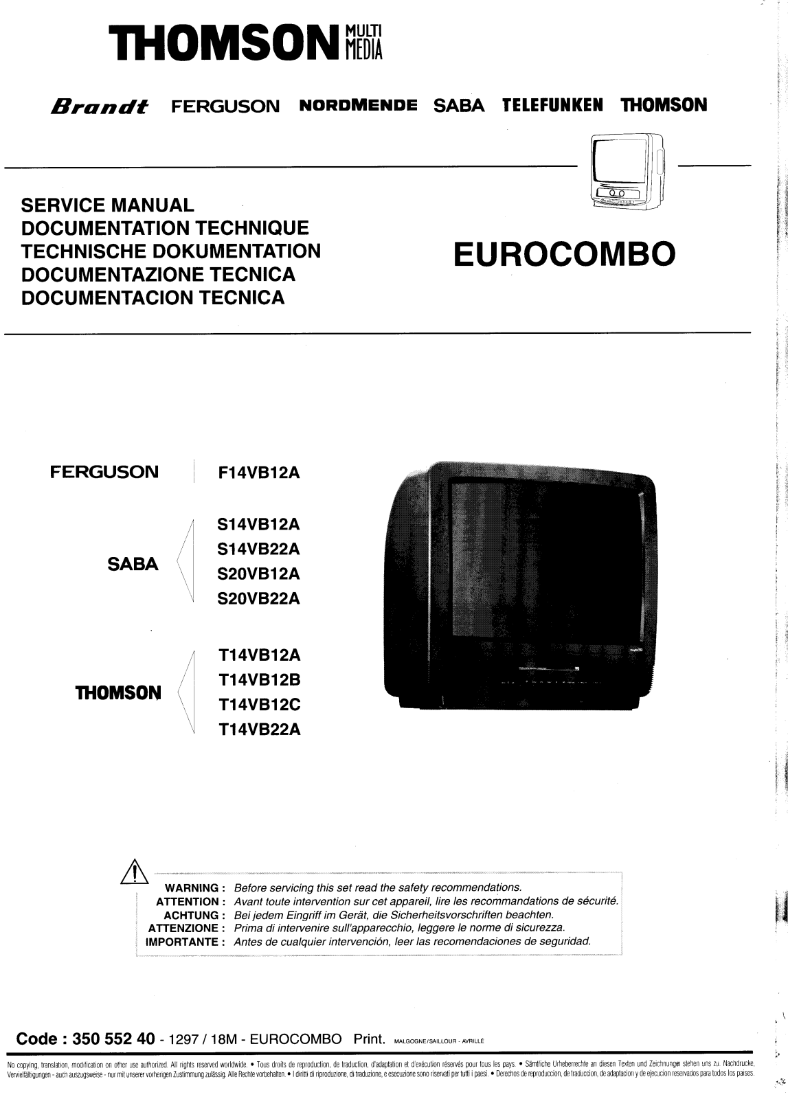 THOMSON EUROCOMBO Schematic