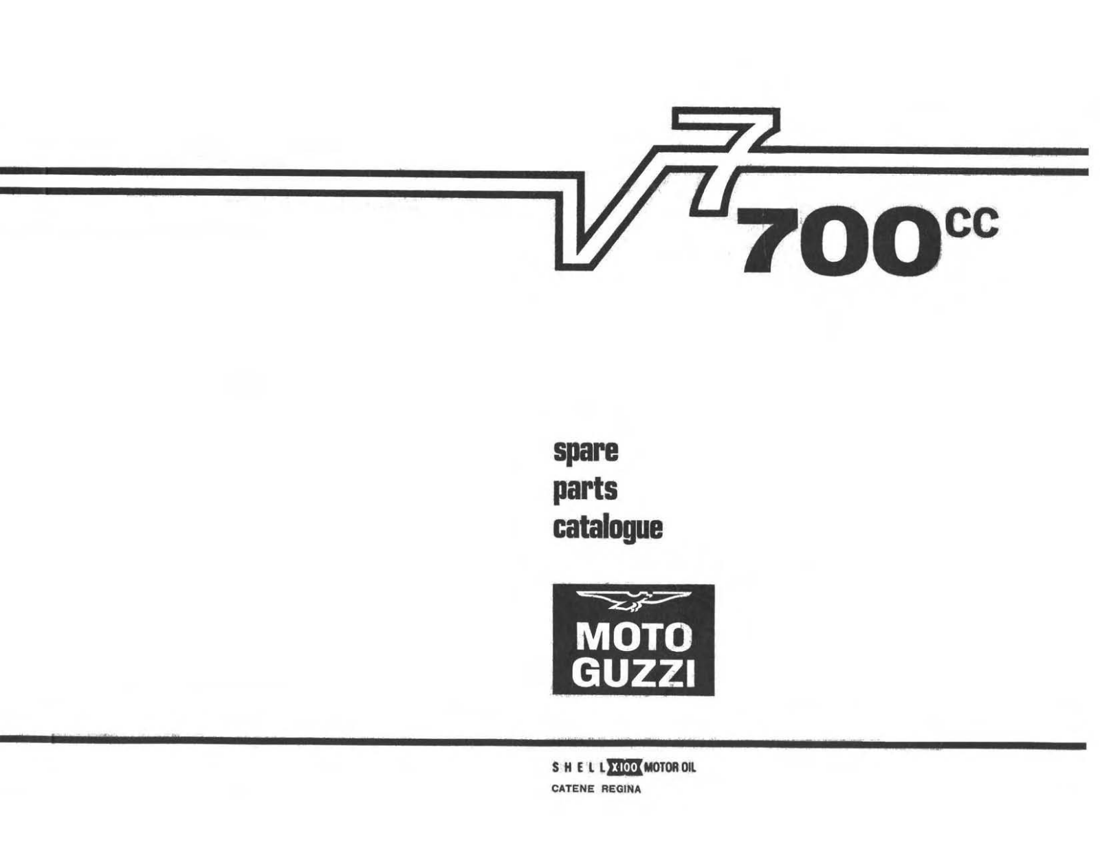 Moto Guzzi 700 cc Parts List