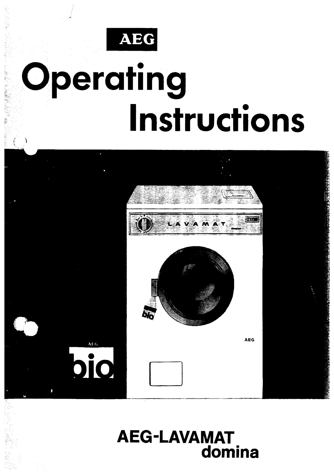 Aeg-electrolux LAVAMAT DOMINA SL User Manual