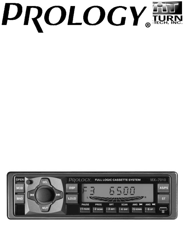 PROLOGY MX-7010 User Manual