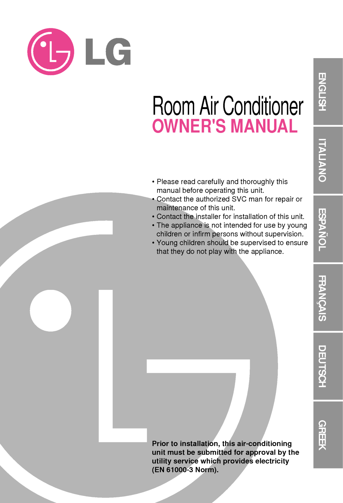 LG LS-M3061CL User Manual