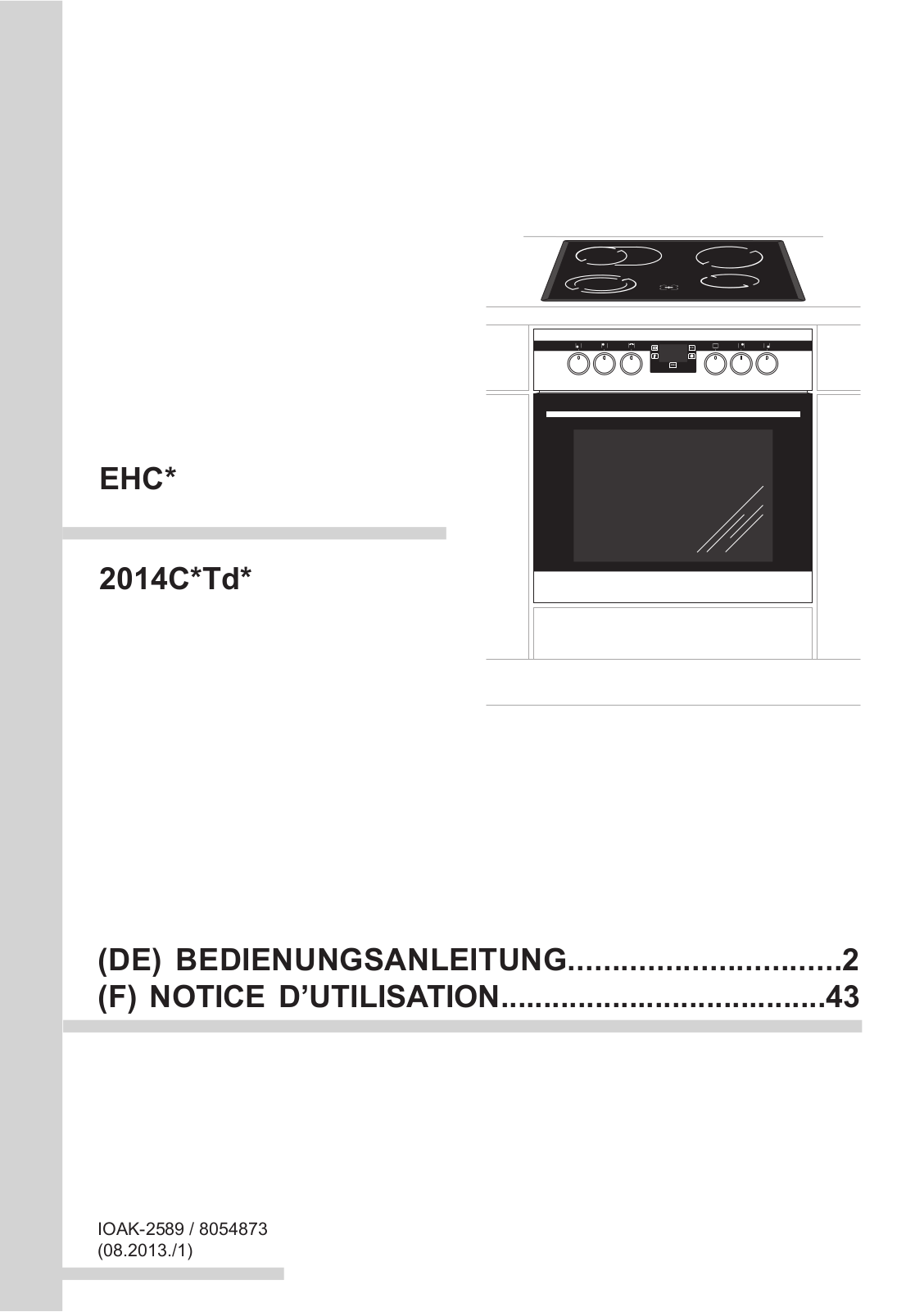 Amica EHC 12527 E User Manual