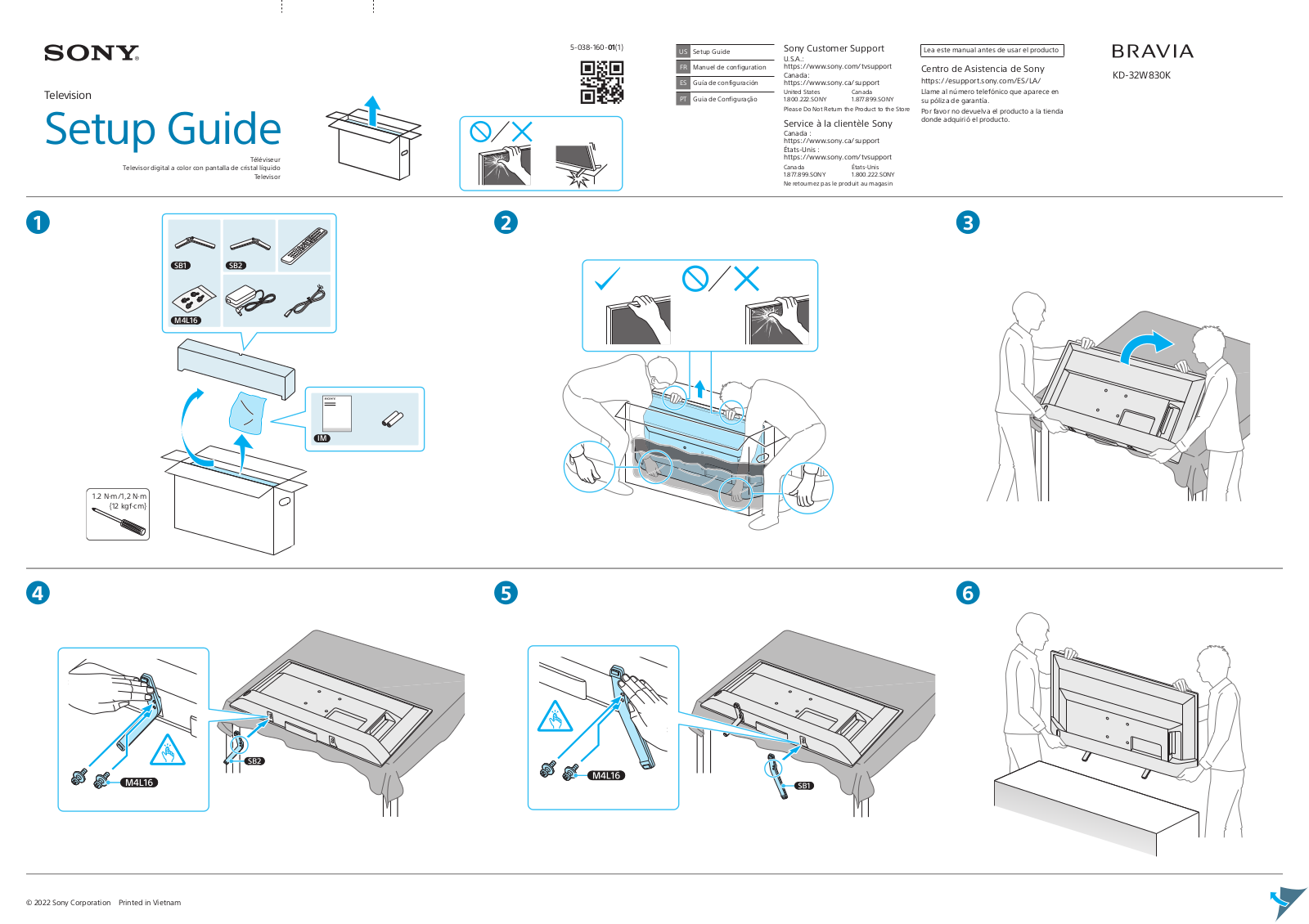 Sony KD-32W830K Users guide - ManualMachine.com