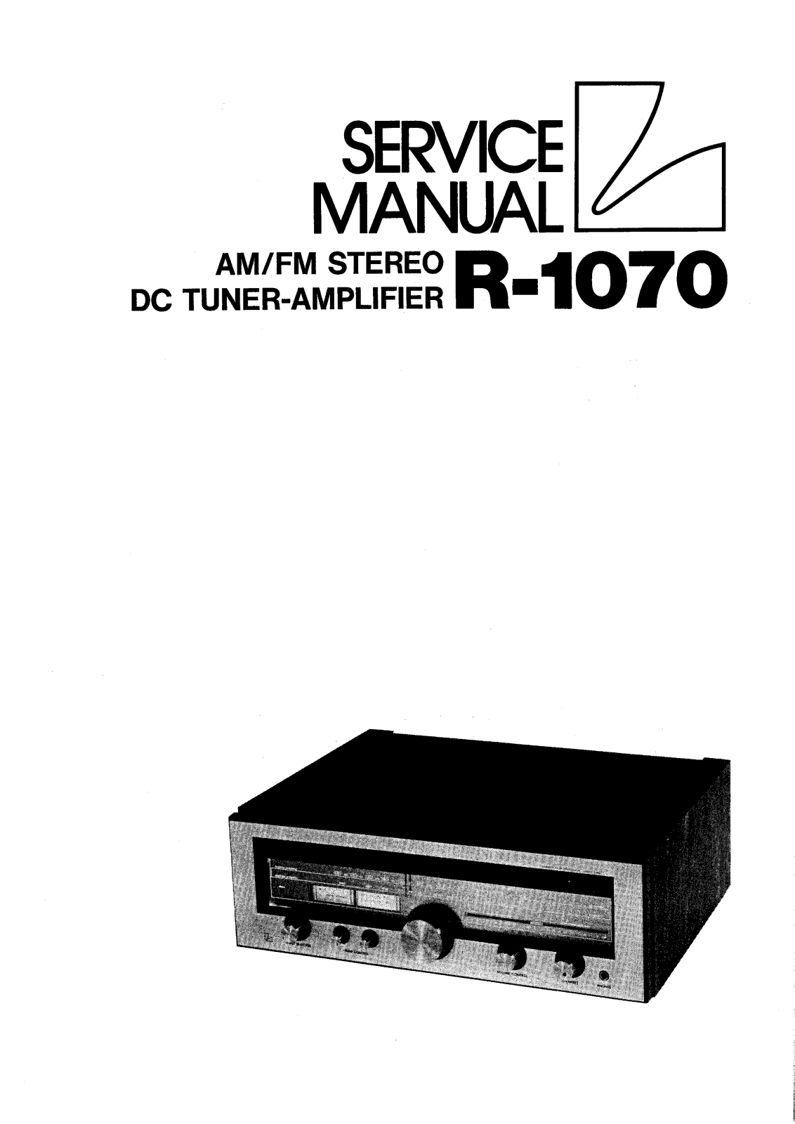 Luxman R-1070 Service manual