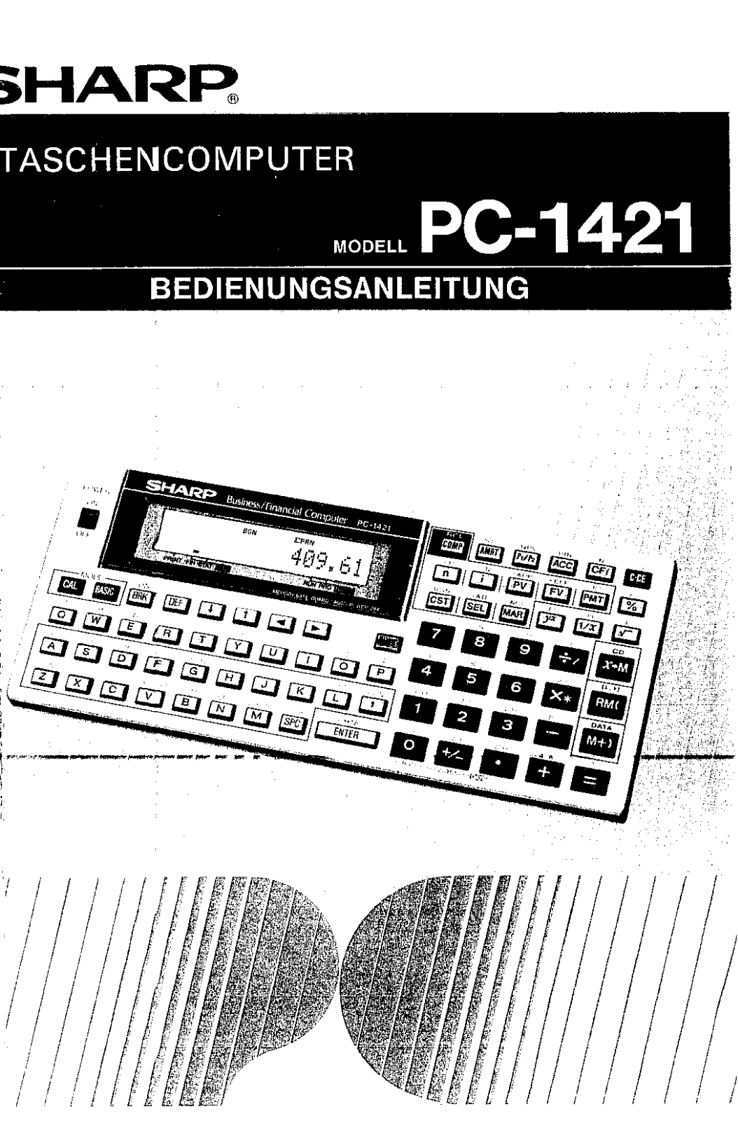 Sharp PC-1421 Owner Manual