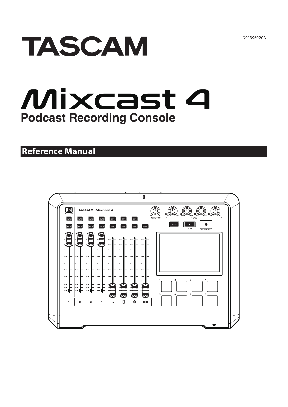 Tascam Mixcast 4 User manual