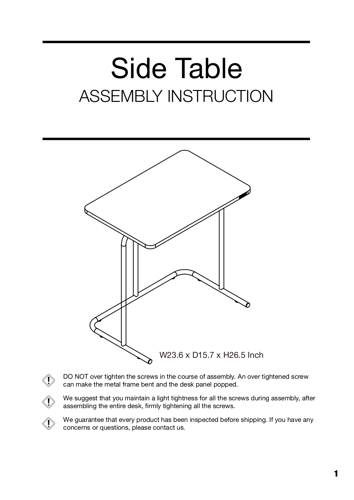 Inbox Zero W005029010 Installation & Assembly - ManualMachine.com