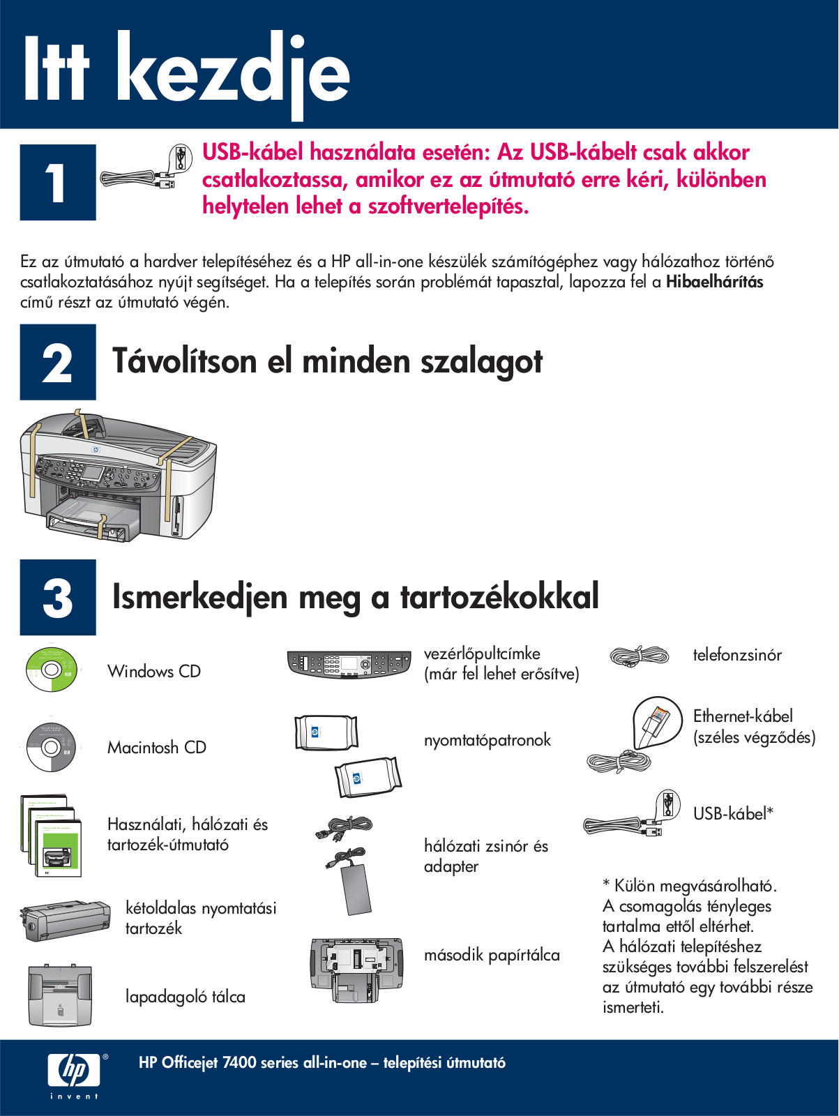 Hp OFFICEJET 7300, OFFICEJET 7400 User Manual