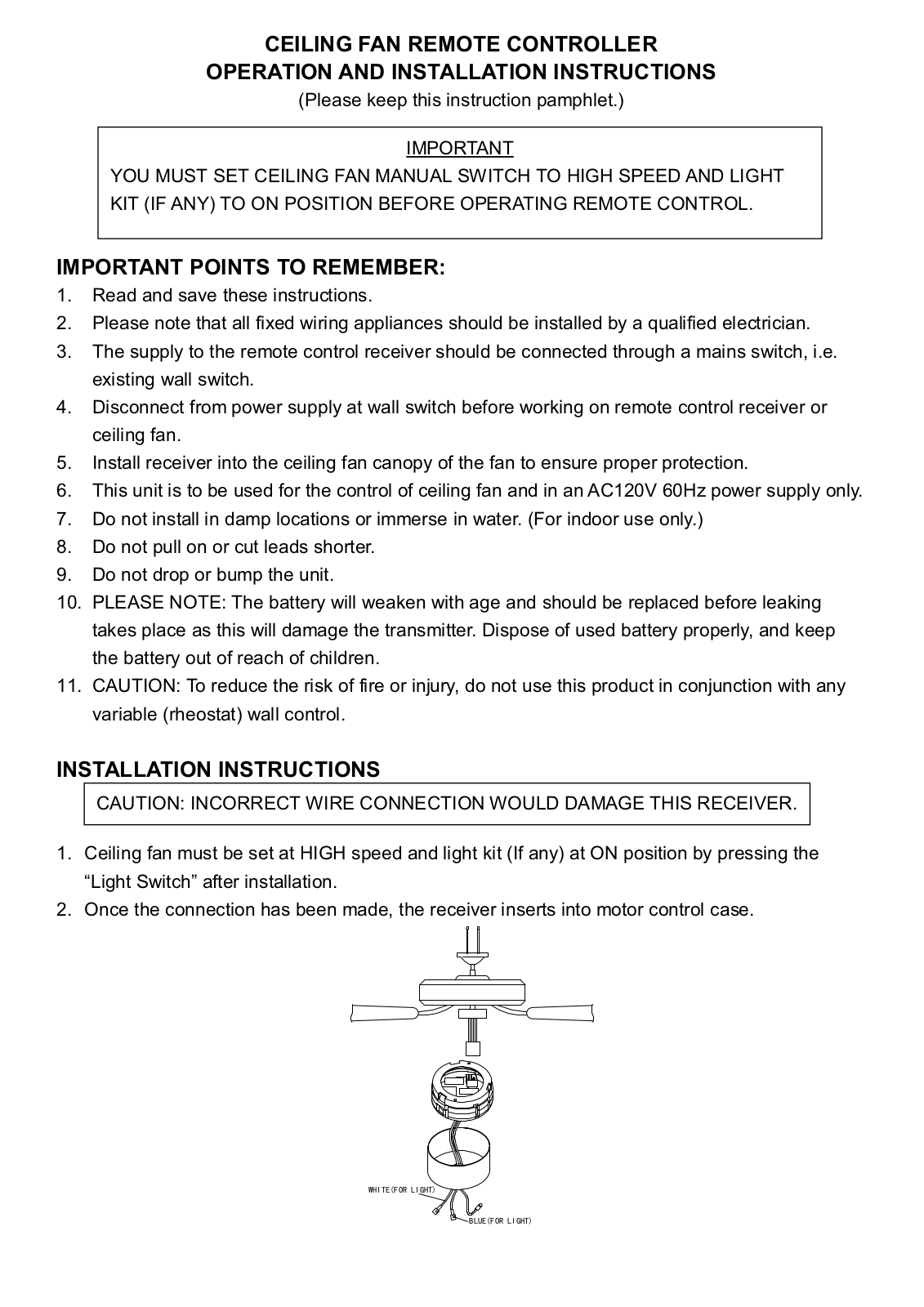 Chungear Co CE9905 User Manual