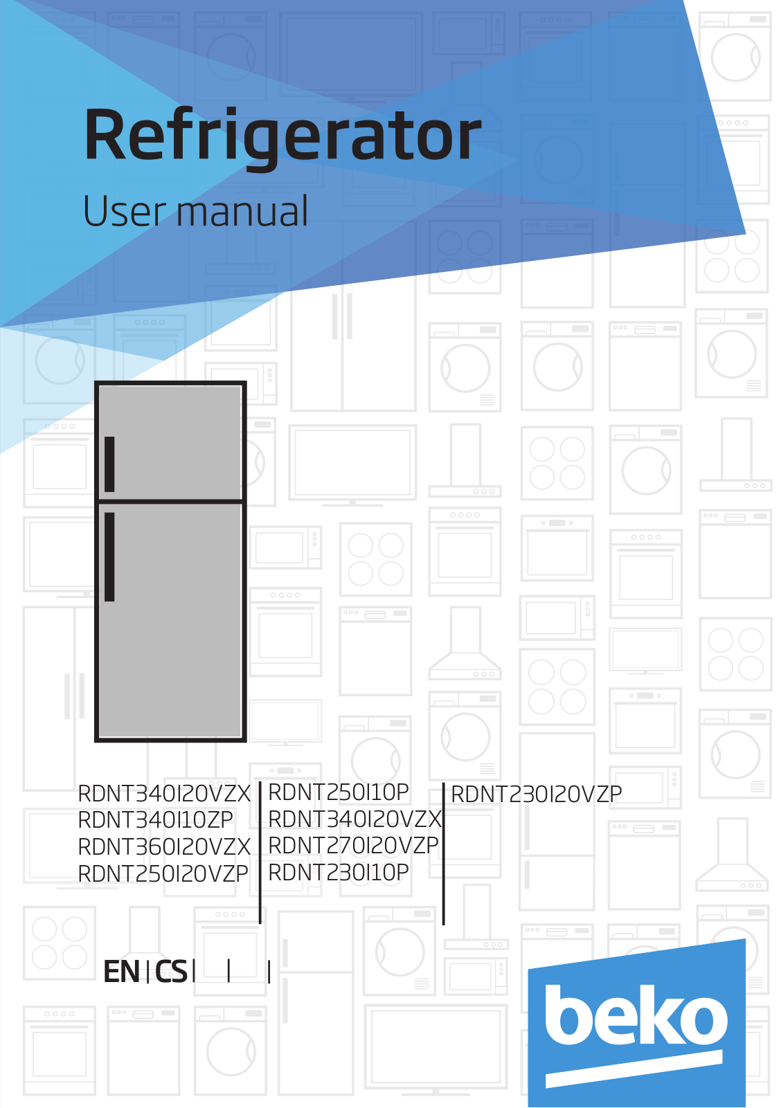 Beko RDNT270I20VZP, RDNT230I10P, RDNT230I20VZP User manual