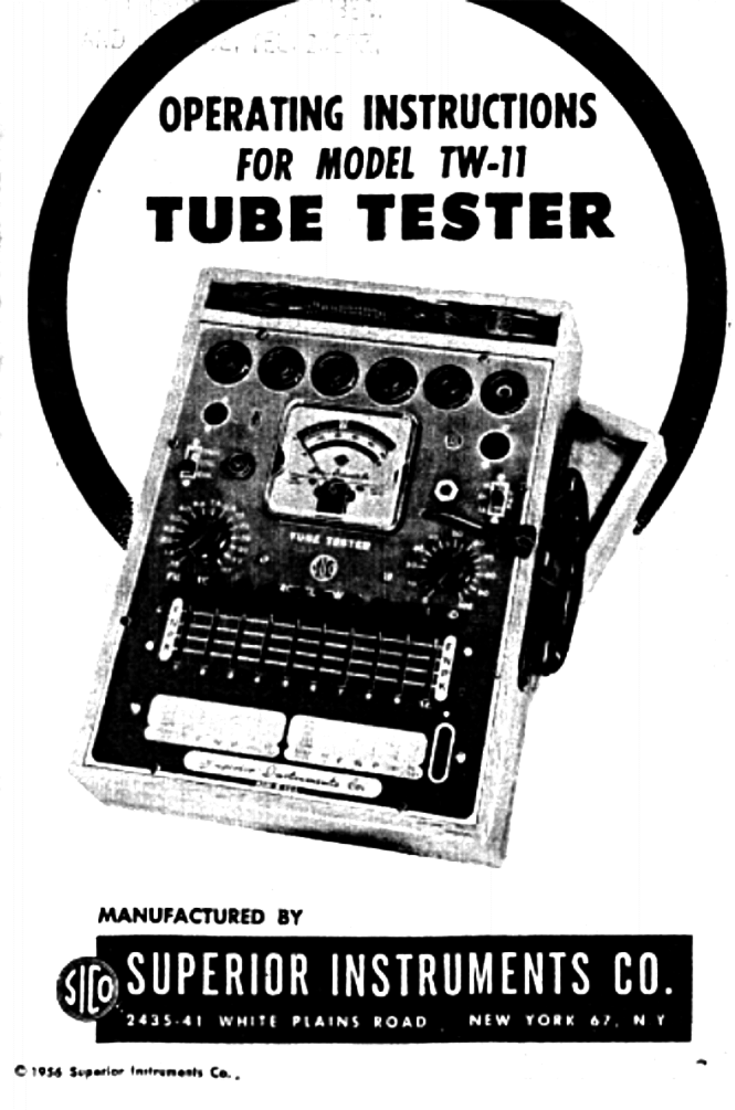 Superior Instruments TW-11 Service manual