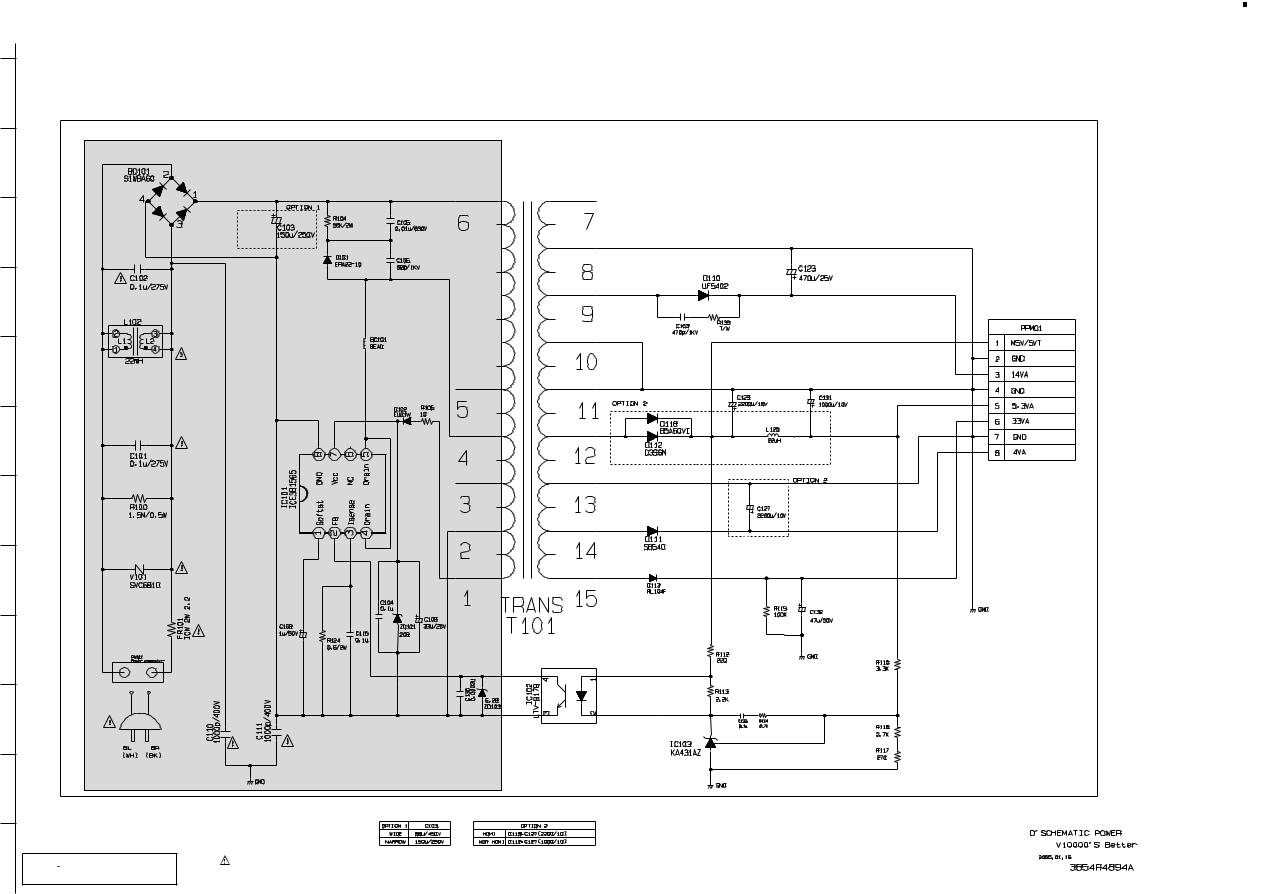 LG 3854R4894A SMPS Schematic