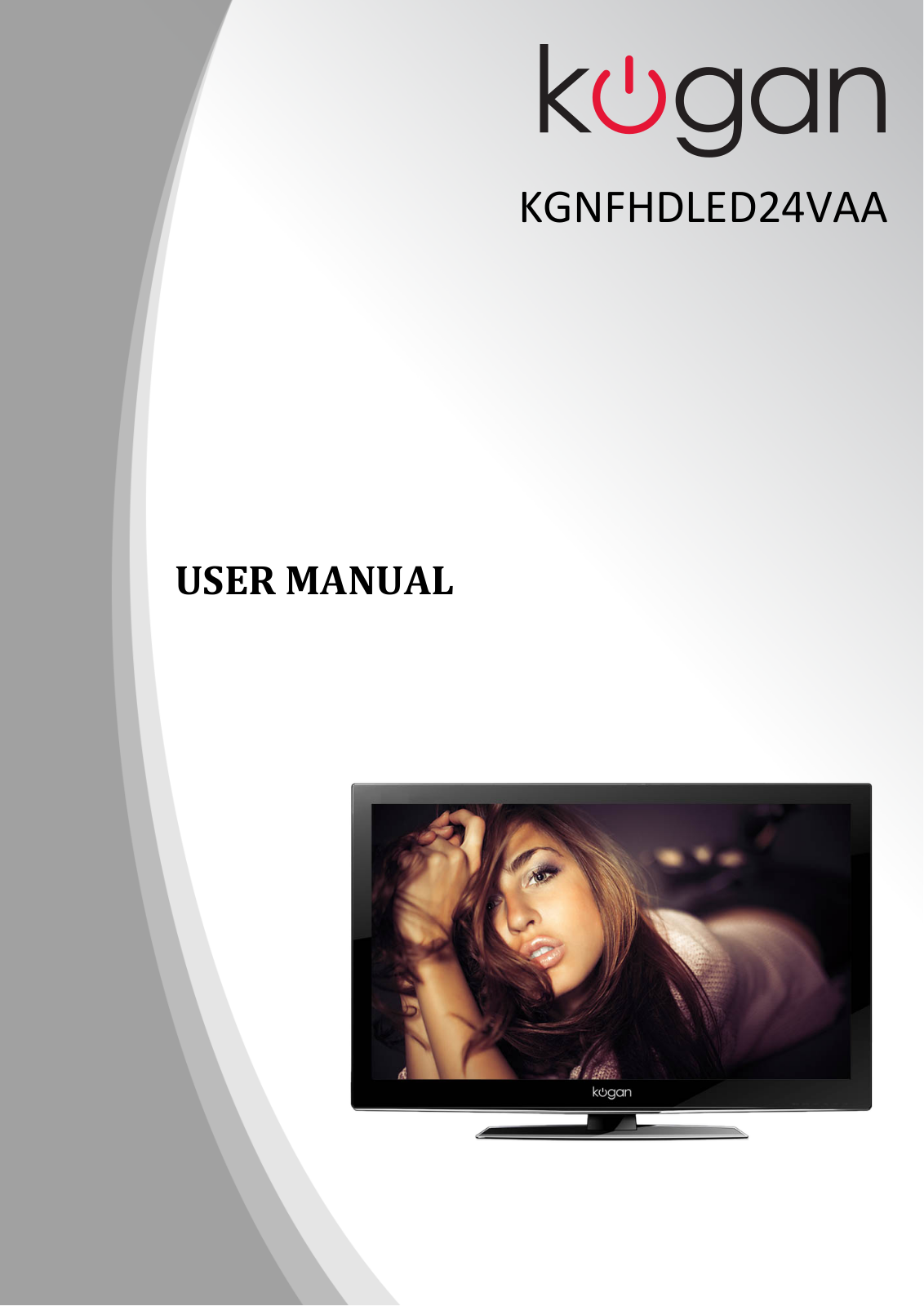 Kogan KGNFHDLED24VAA Instruction Manual