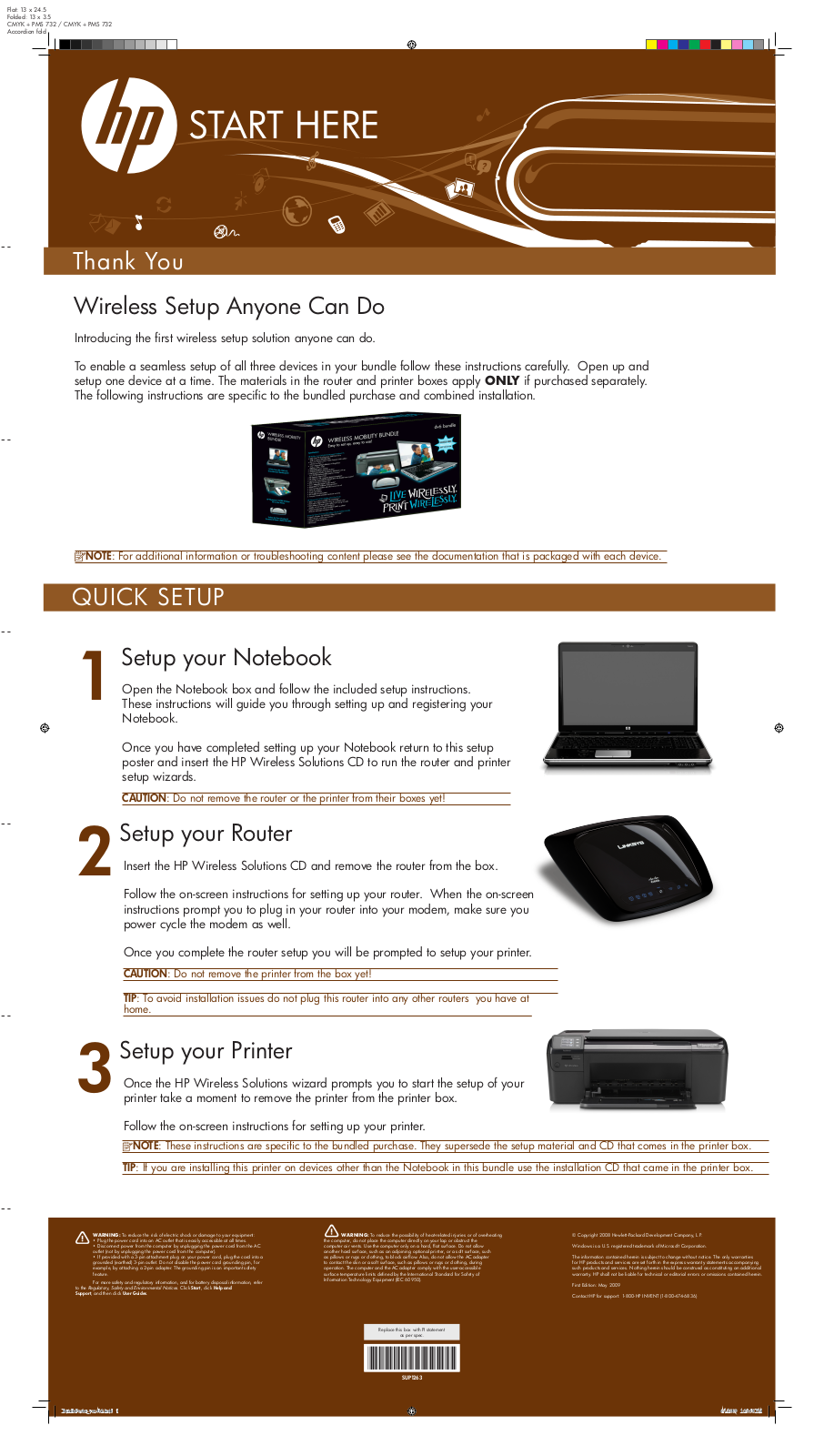 HP Photosmart C4780 Setup Guide