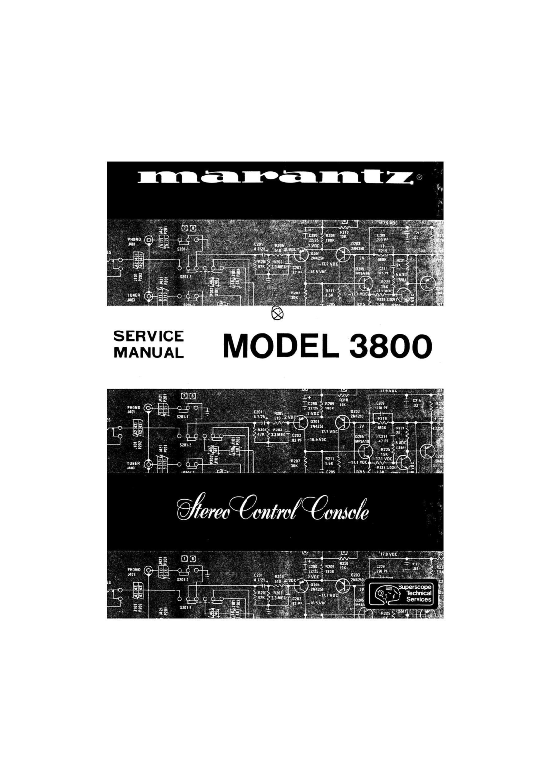 Marantz 3800 Schematic