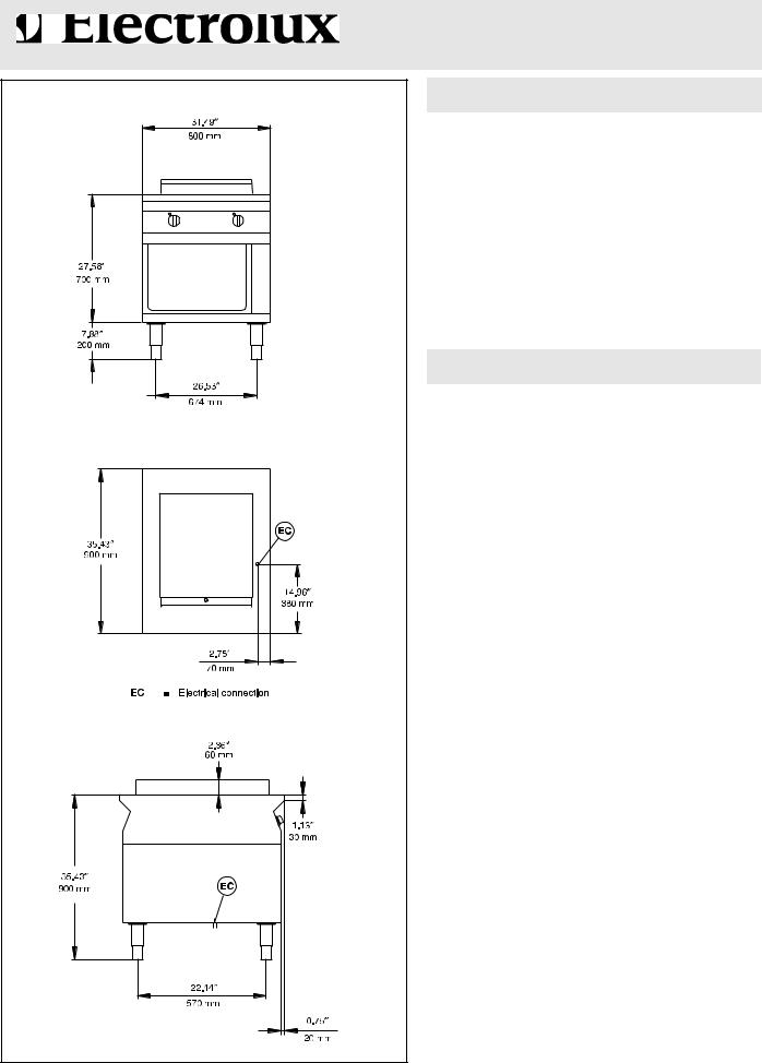 Electrolux 584118 S90, 584119 S90, 584120 S90, 584121 S90 General Manual