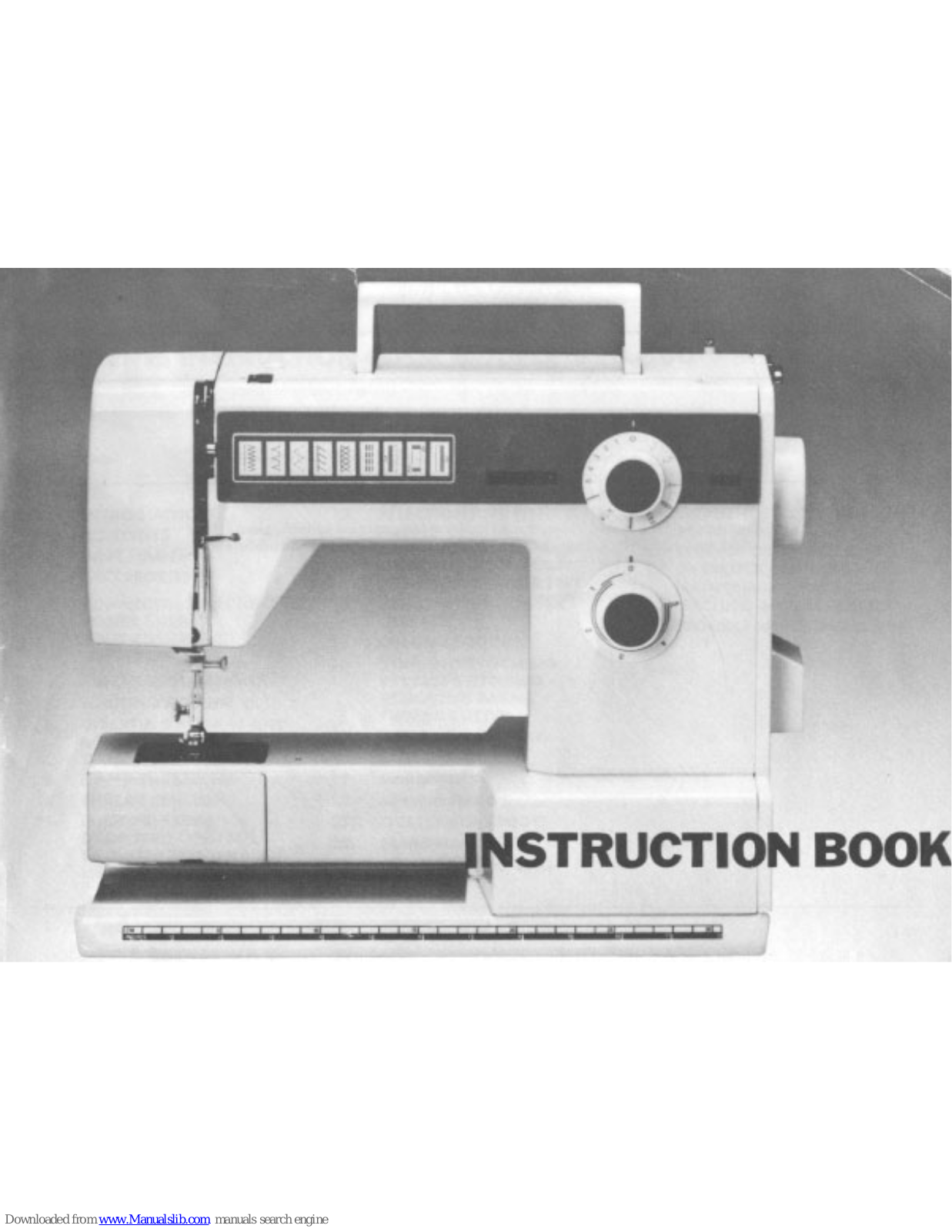 Fritz Gegauf 330, 320.330 Instruction Book