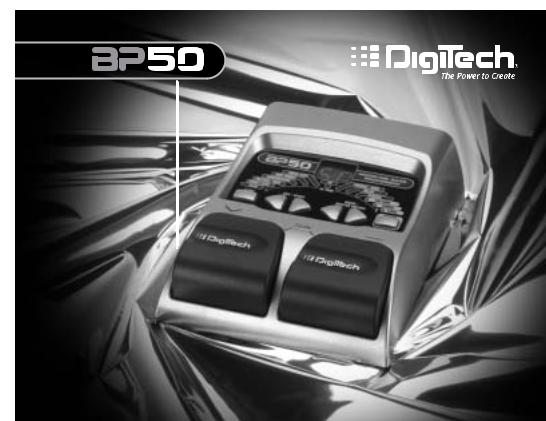 Digitech BP50 User Manual