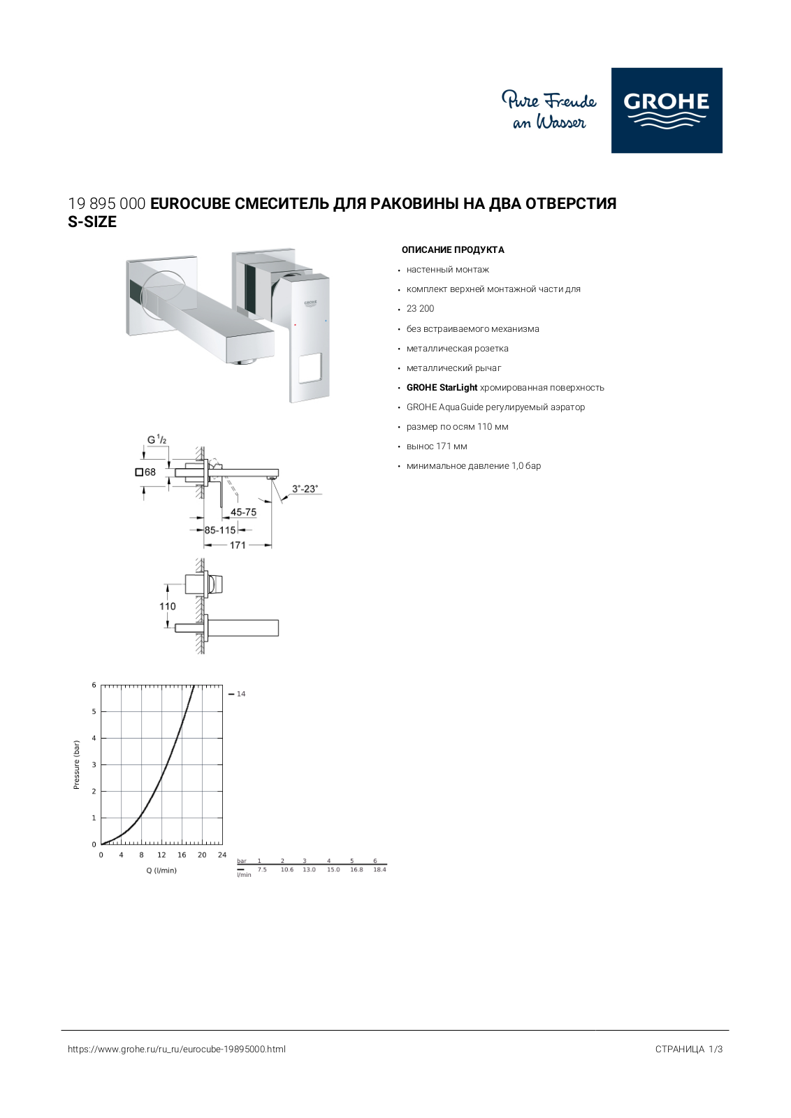 Grohe 19895000 User guide