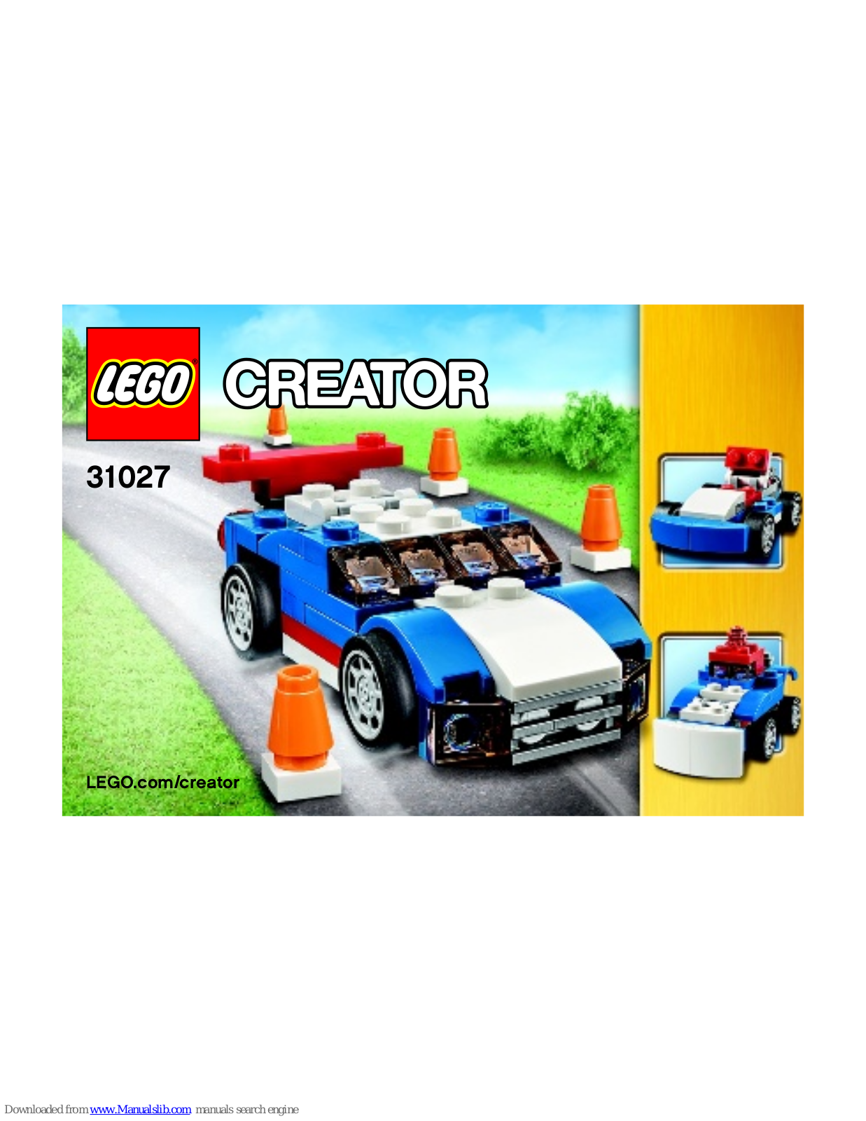 LEGO Creator 31027, CREATOR 31036, 60065, Creator 31072 Assembly Instructions Manual