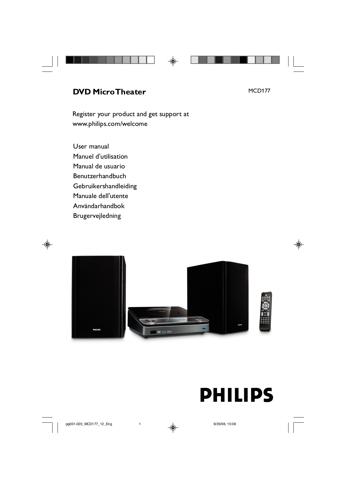 Philips MCD177 User Manual