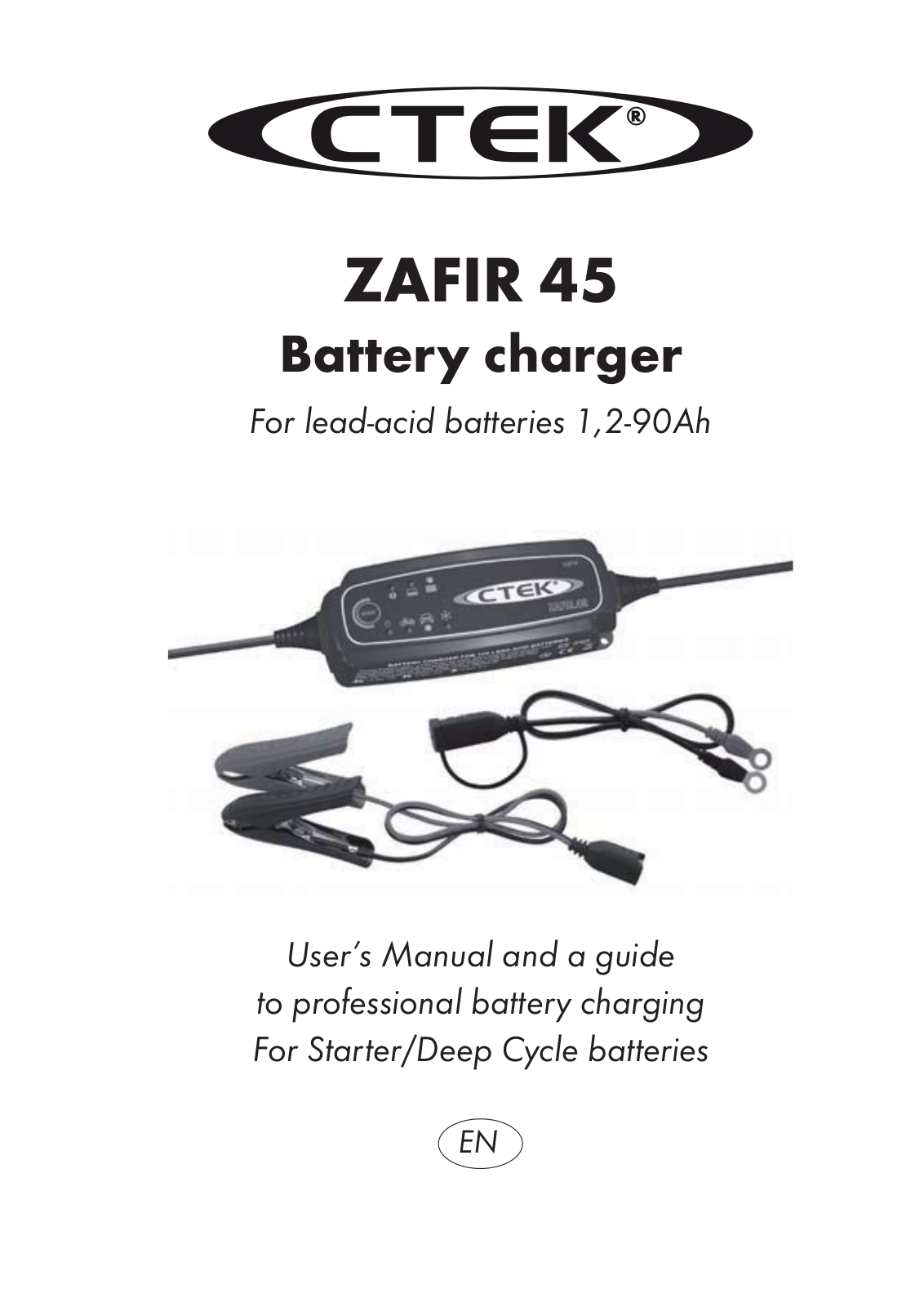 CTEK ZAFIR 45 User Manual