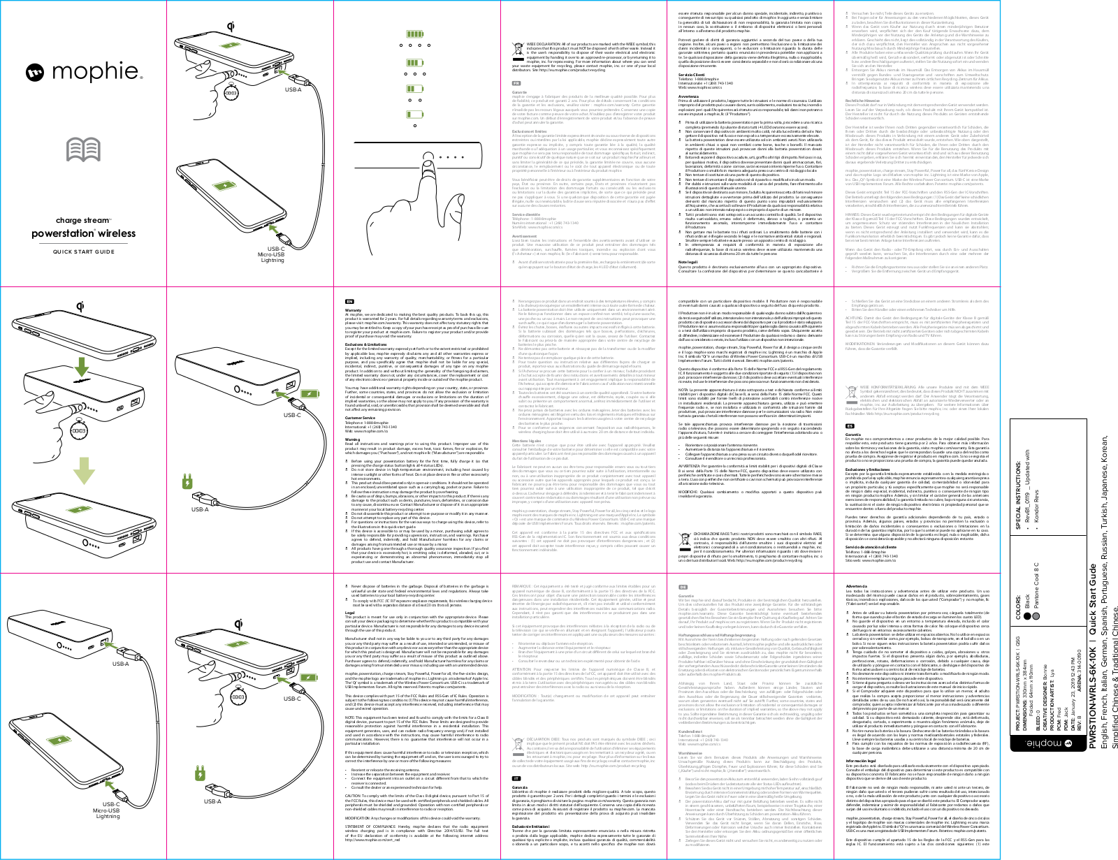 mophie USBC6KP User Manual