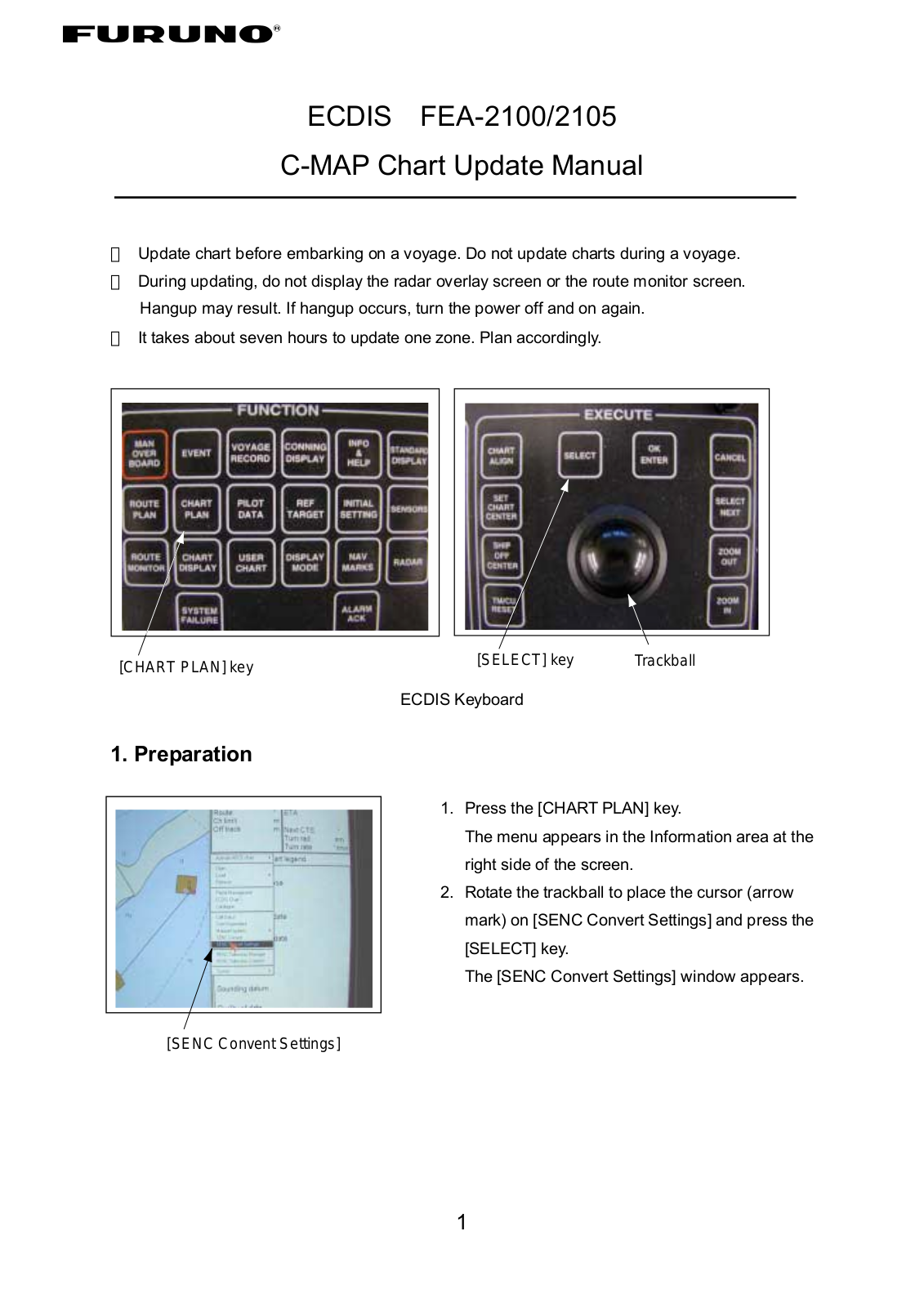 Furuno 2100, 2105 User Manual