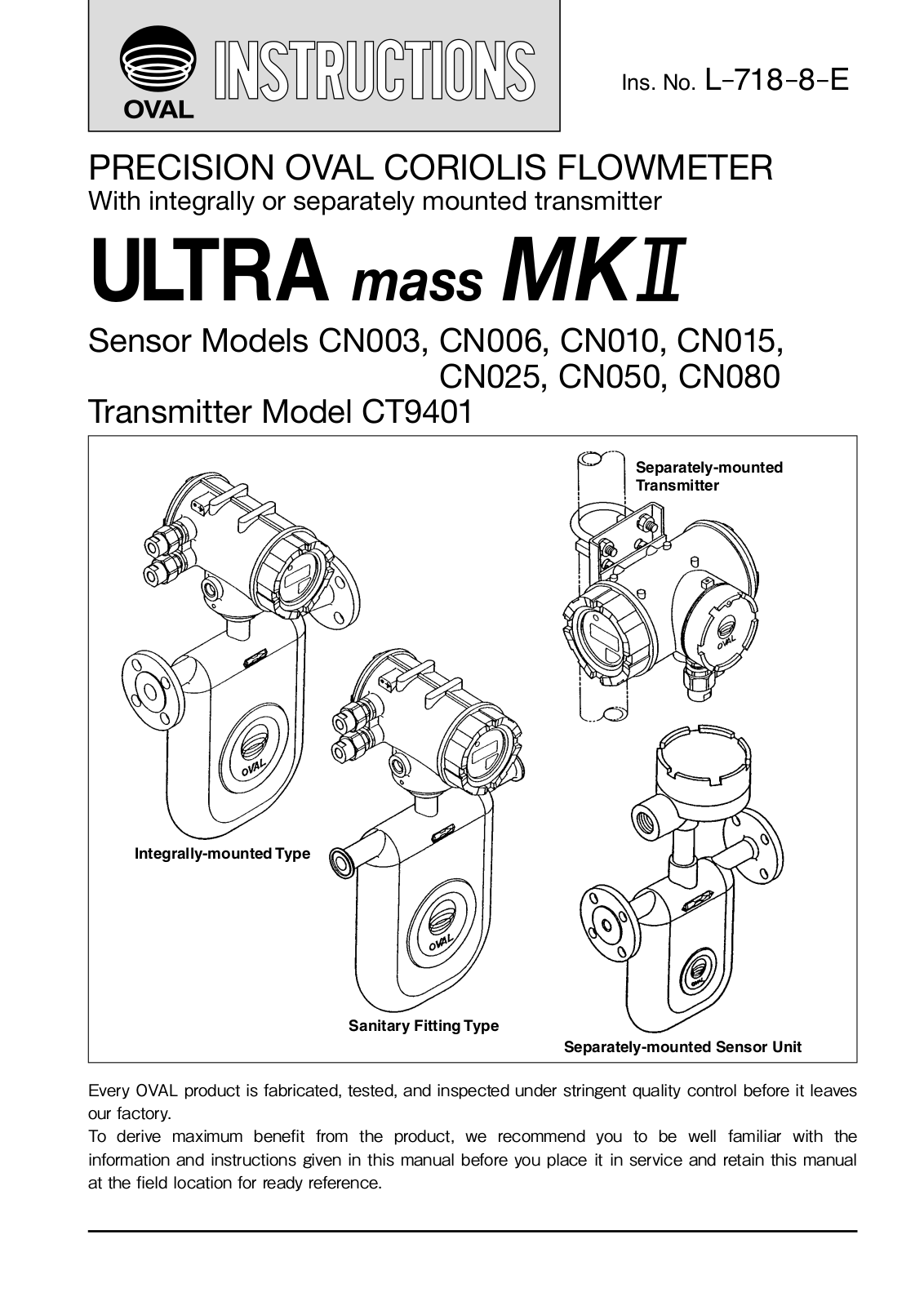 Oval Ultra mass MKII CN003, Ultra mass MKII CN010, Ultra mass MKII CN006, Ultra mass MKII CN015, Ultra mass MKII CN00 Instructions Manual