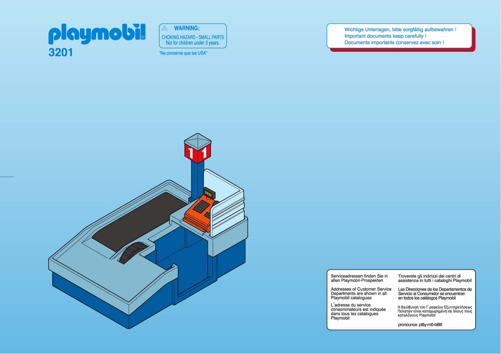 Playmobil 3201 Instructions